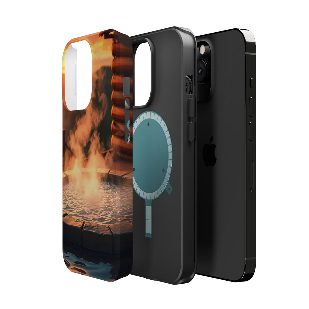 iPhone Hot Spring Steam Enchanted Art Slim Everyday Designer Case · iPhone Case
