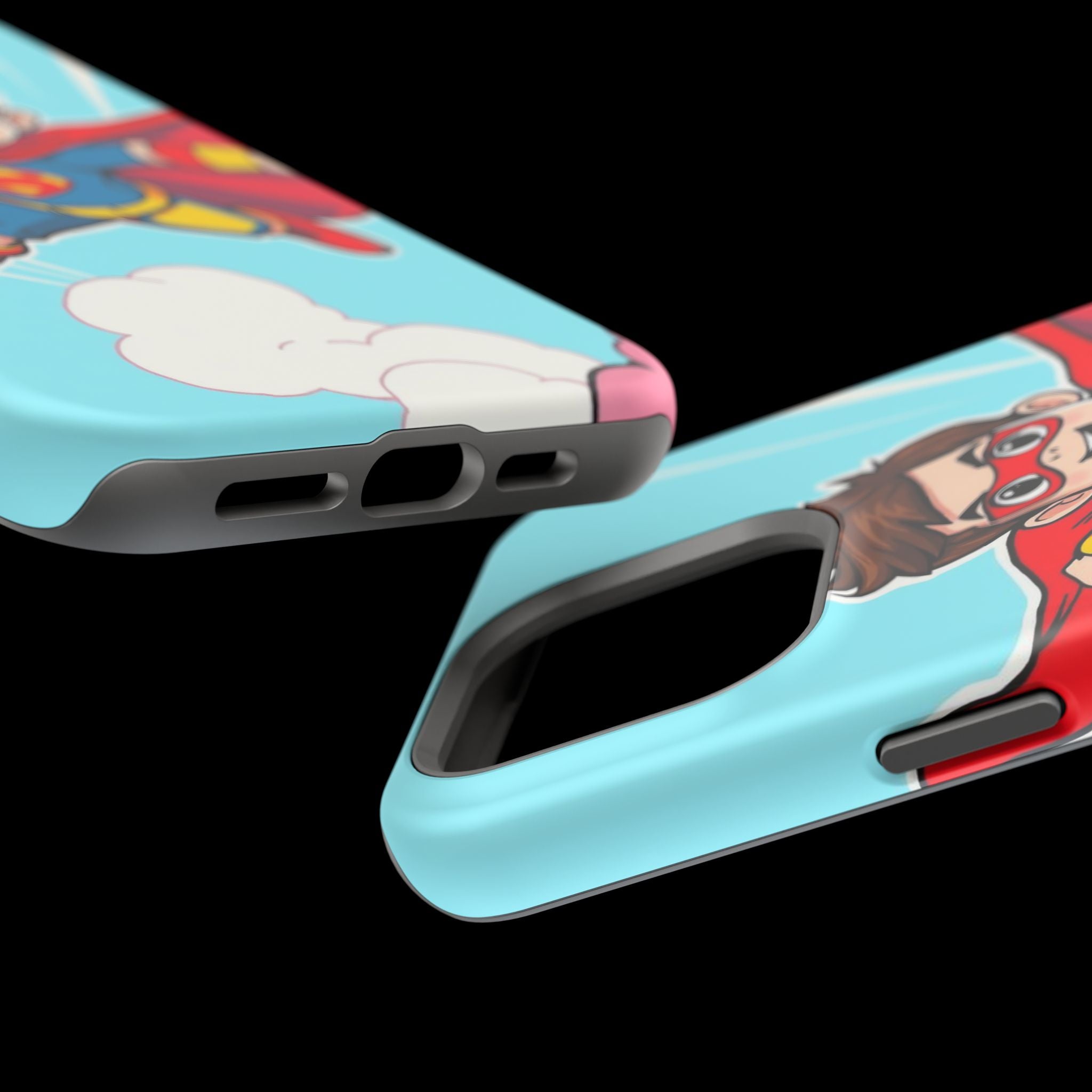 iPhone Kid Superhero Flying Kids Fun iPhone Phone Case Gift Slim · iPhone Case