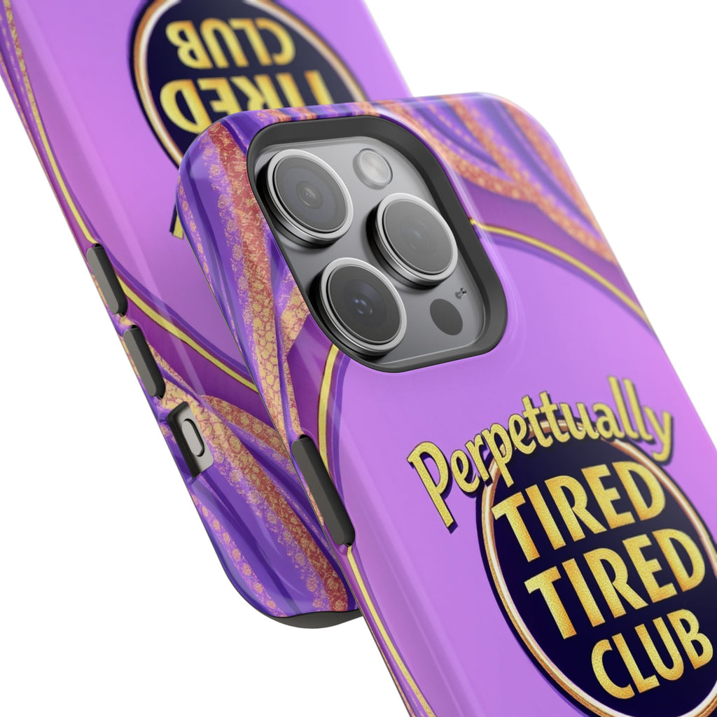 iPhone Perpetually Tired Club Bold Art Slim Everyday Designer Case · iPhone Case