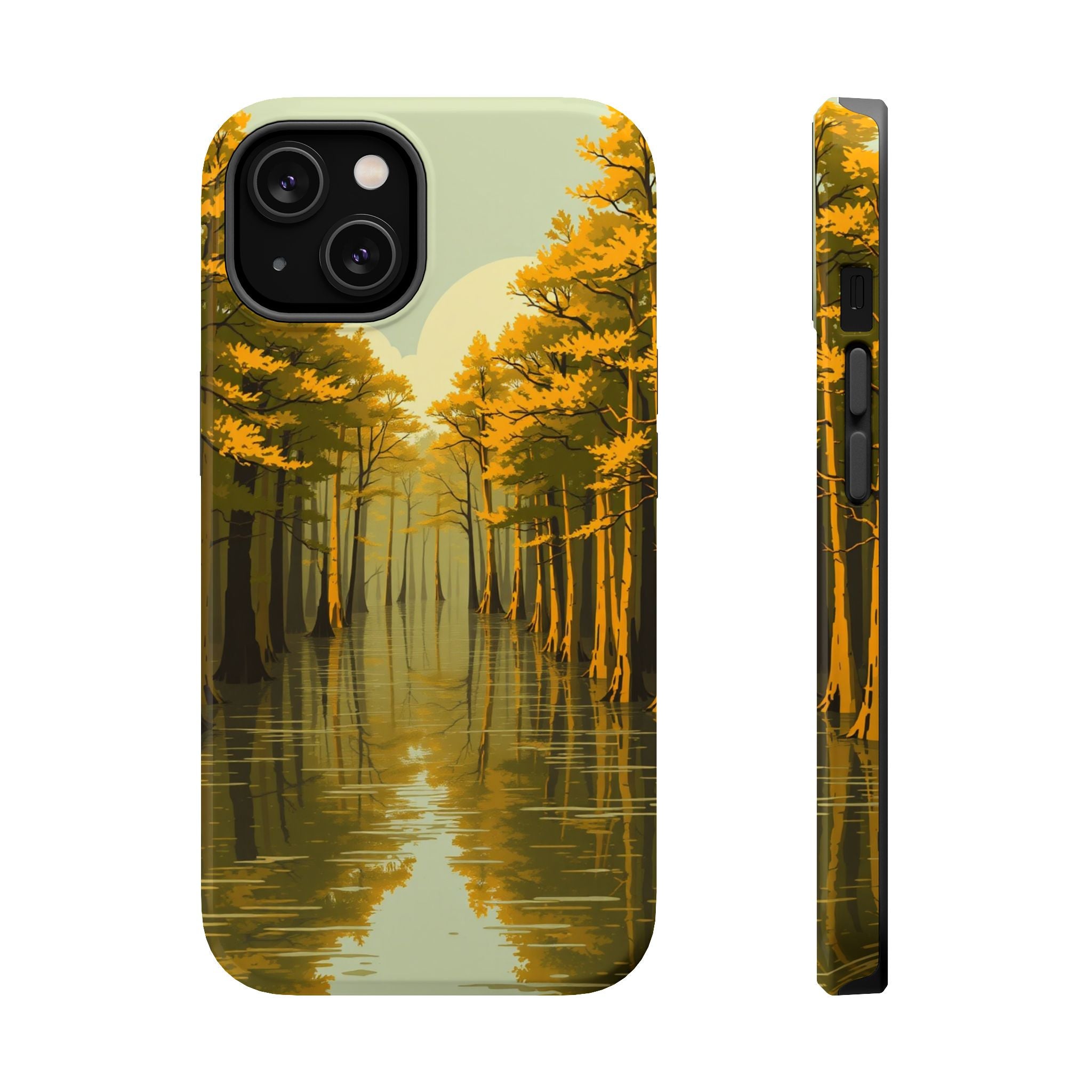 iPhone Cypress Swamp Enchanted Art Bold Modern Everyday Snap Case · iPhone Case