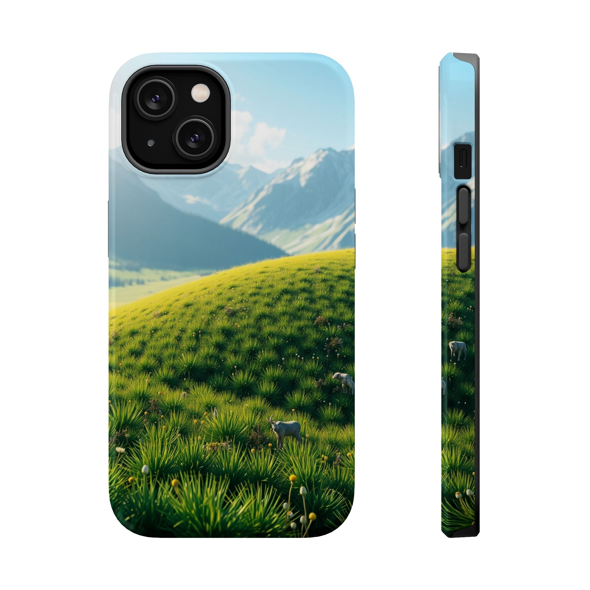 iPhone Vibrant Alpine Meadow Design Slim Everyday Designer Case · iPhone Case