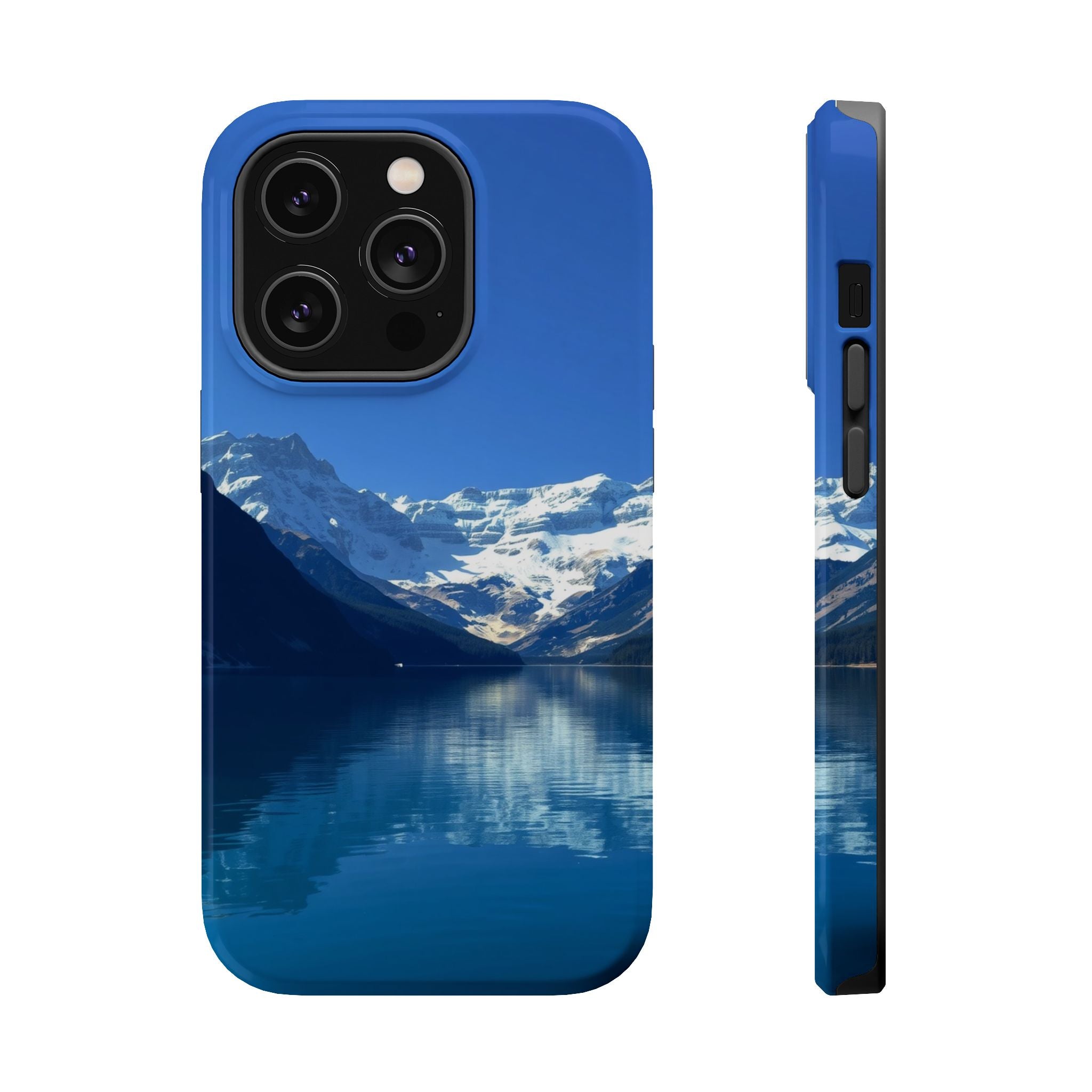 iPhone Glacier Lake Cinematic Art Bold Modern Everyday Snap Case · iPhone Case