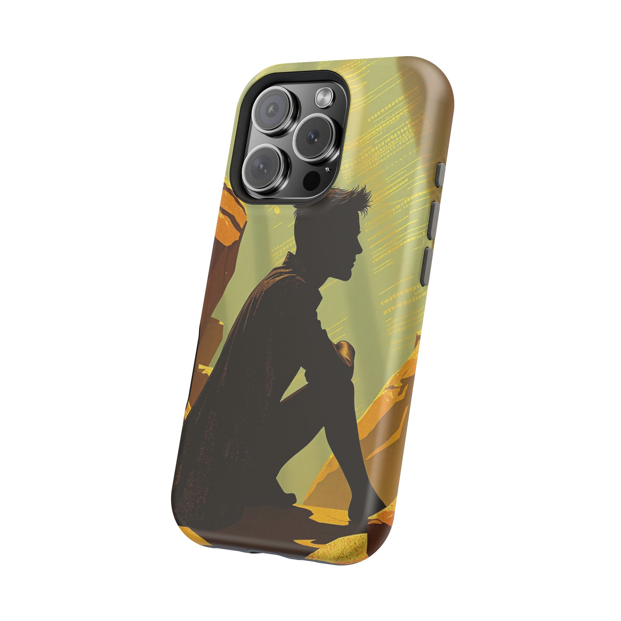 iPhone Mustard And Rust Overthinking Again Slim Everyday Designer Case · iPhone