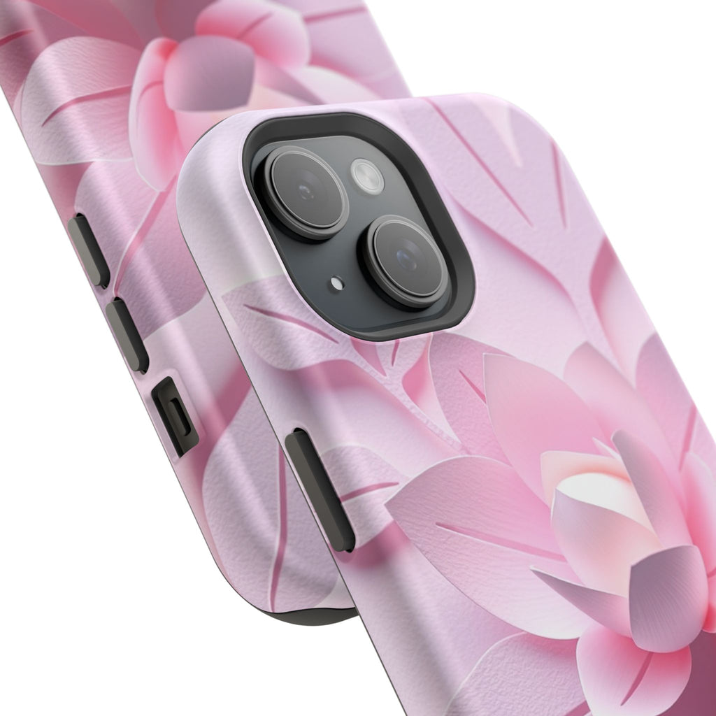 iPhone Floral Geometric Paper Cut Art Slim Everyday Designer Case · iPhone Case