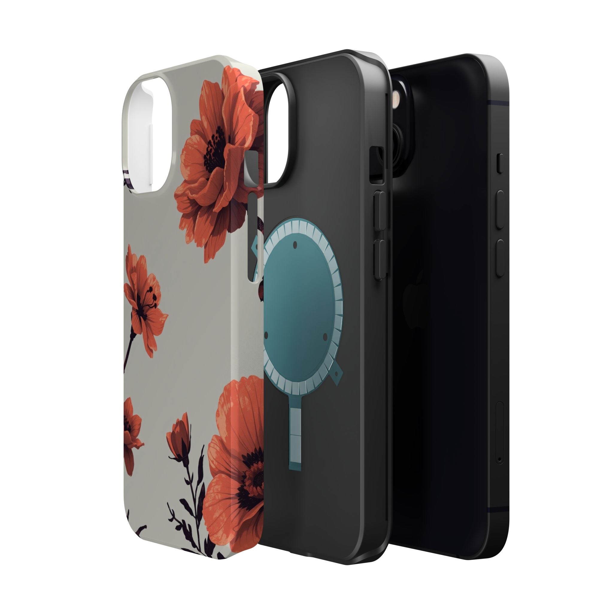 iPhone Dreamy Floral Ink Wash Design Slim Everyday iPhone 13 Designer · iPhone C