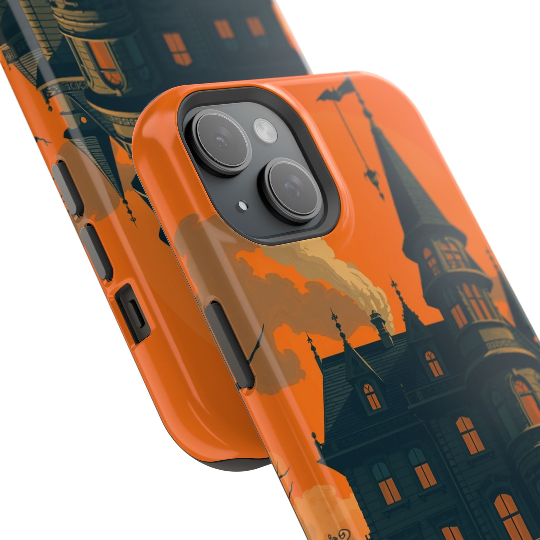 iPhone Vibrant Haunted Mansion Design Slim Everyday Designer Case · iPhone Case