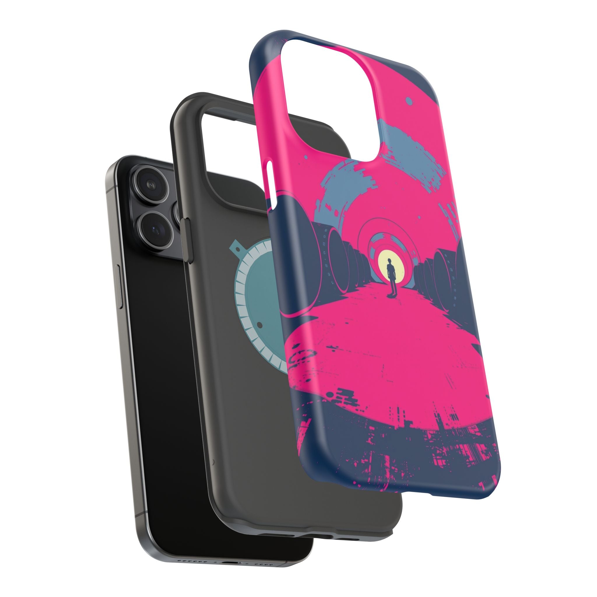 iPhone 1960s Mod Circles Bold Art Bold Modern Everyday Snap Case · iPhone Case