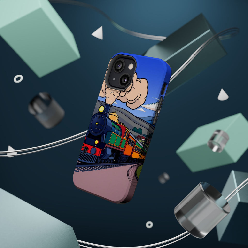 iPhone Steam Locomotive Puff Kids Fun iPhone Phone Case Gift Slim · iPhone Case