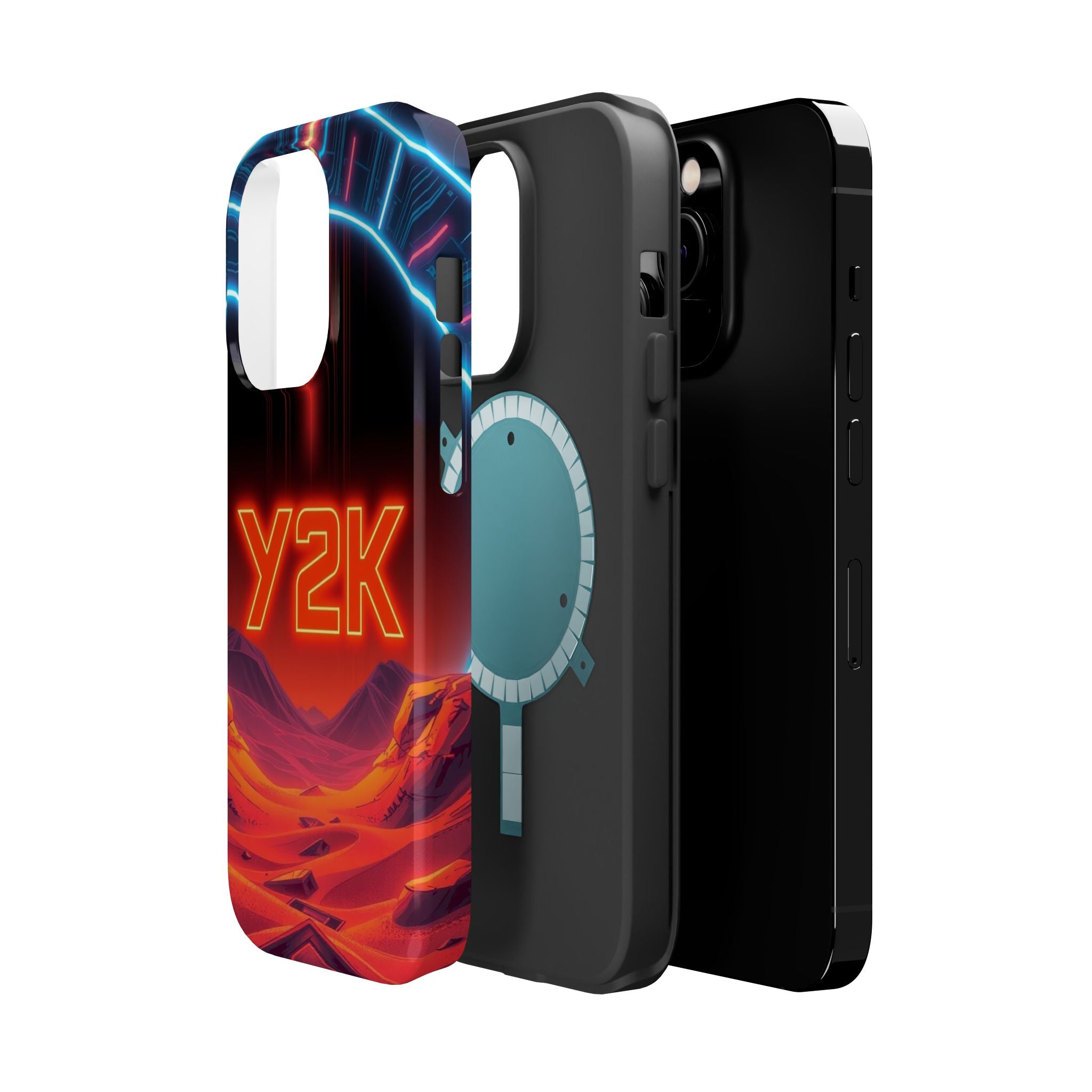 iPhone Y2K Holographic Enchanted Art Slim Everyday Designer Case · iPhone Case