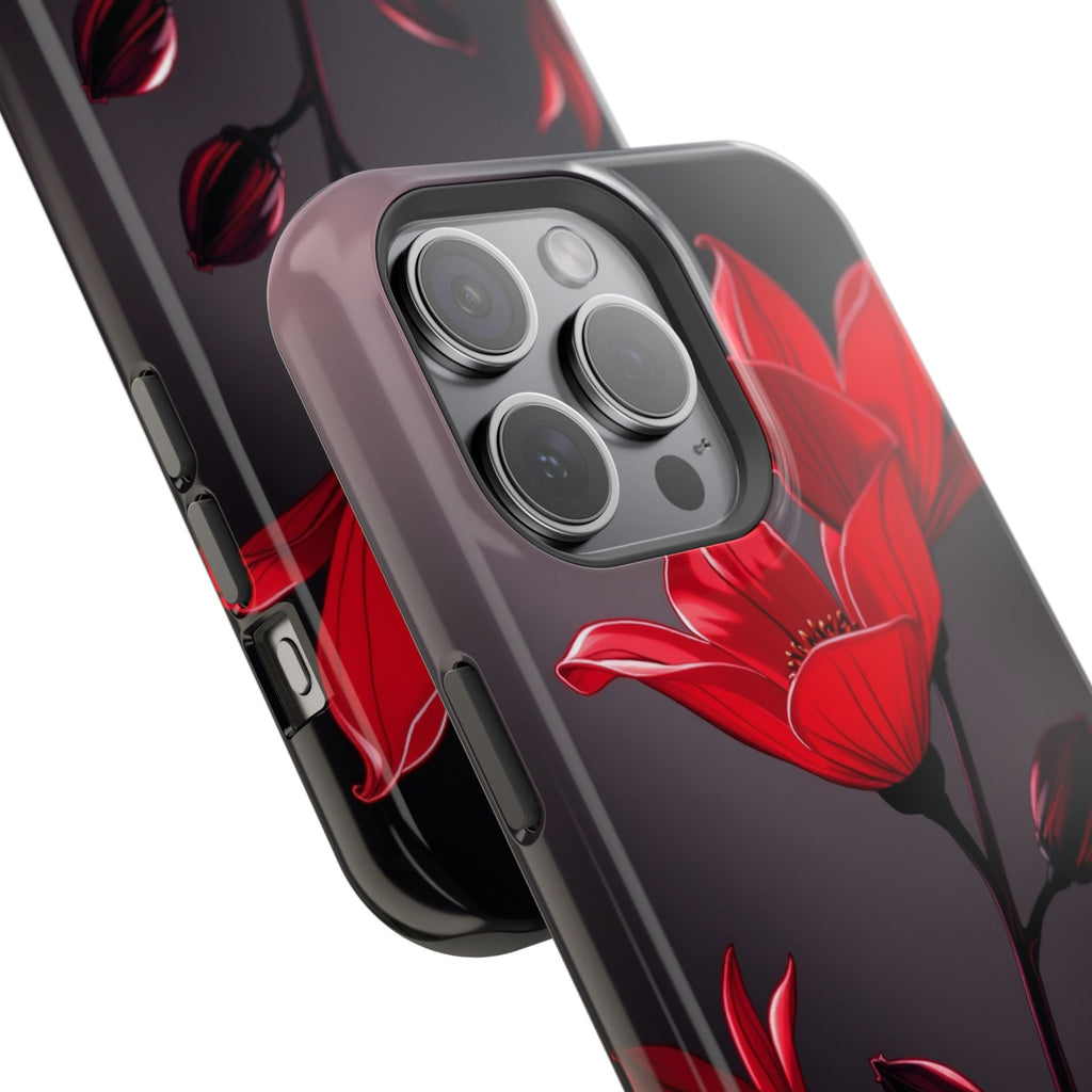 iPhone Dreamy Neon Floral Design Bold Modern Everyday Snap Case · iPhone Case
