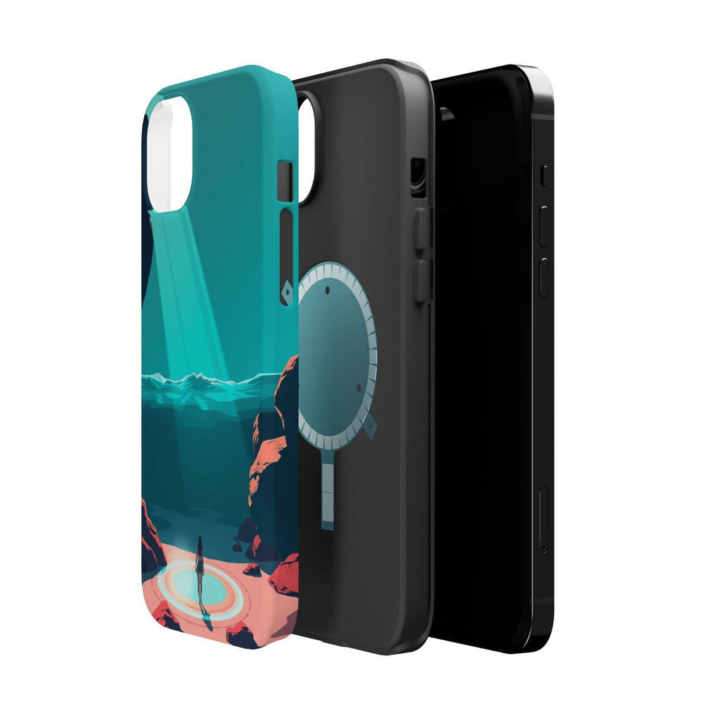 iPhone Earthy Tidal Pool Design 17 Bold Modern Everyday Snap Case · iPhone Case