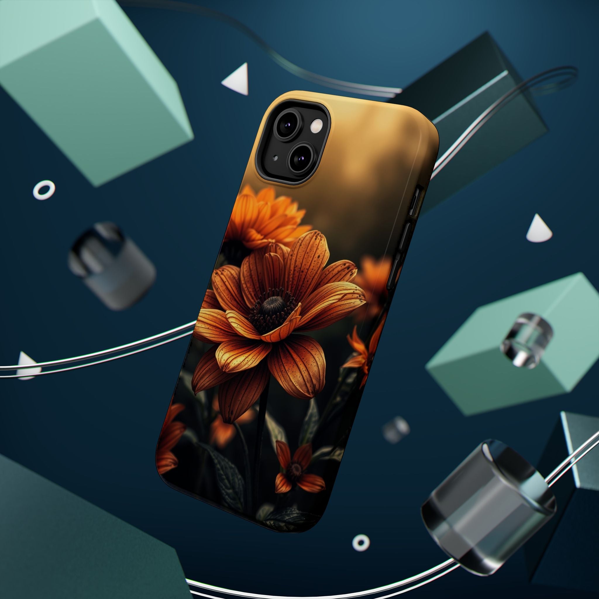 iPhone Radiant Floral Ombre Design Bold Modern Everyday Snap Case · iPhone Case
