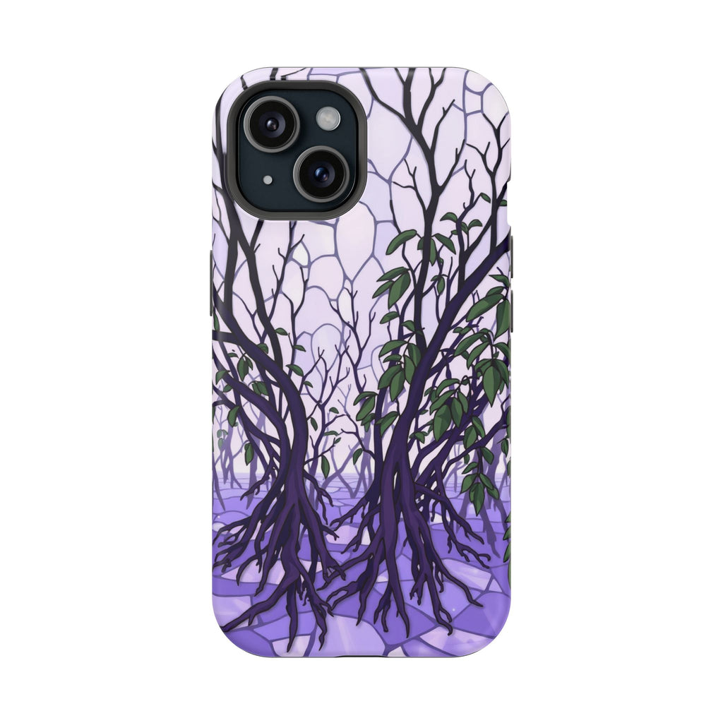 iPhone Lavender And Pearl Mangrove Roots Slim Everyday iPhone Designer · iPhone