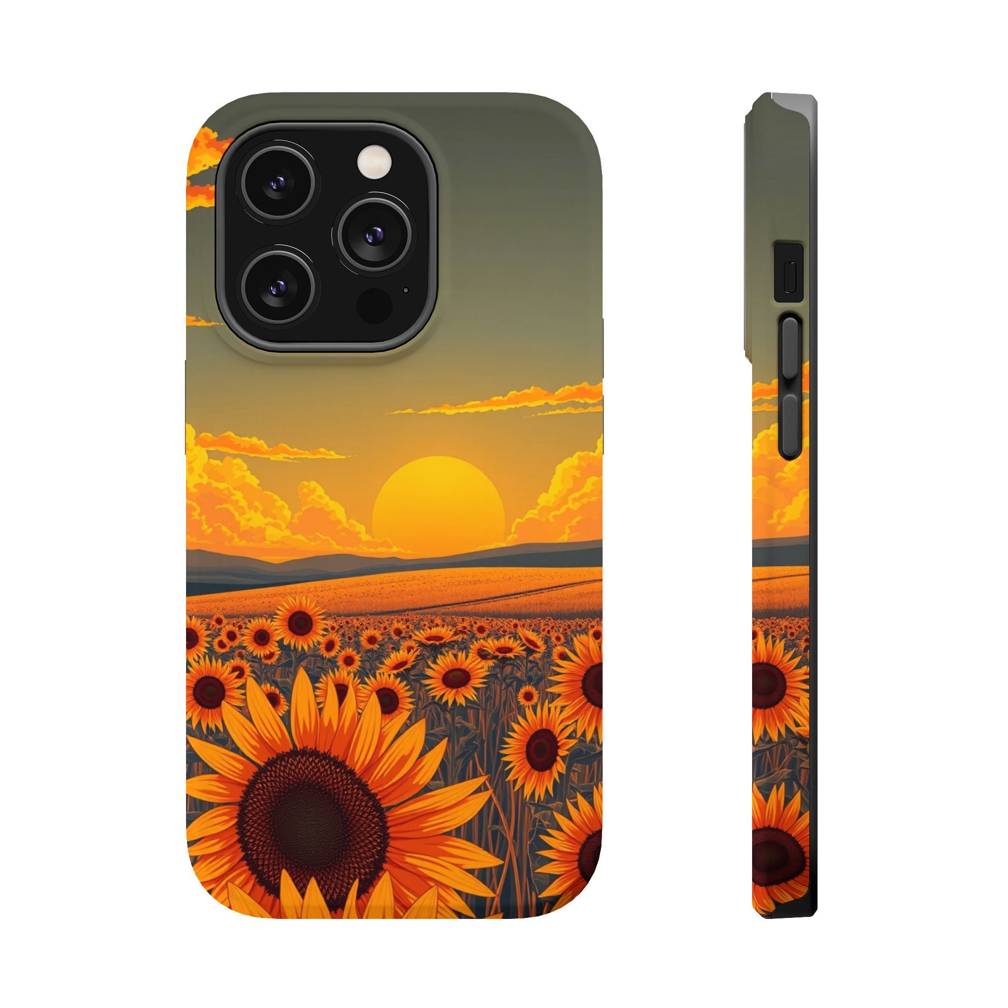 iPhone Vibrant Sunflower Prairie Design Slim Everyday iPhone Designer · iPhone C