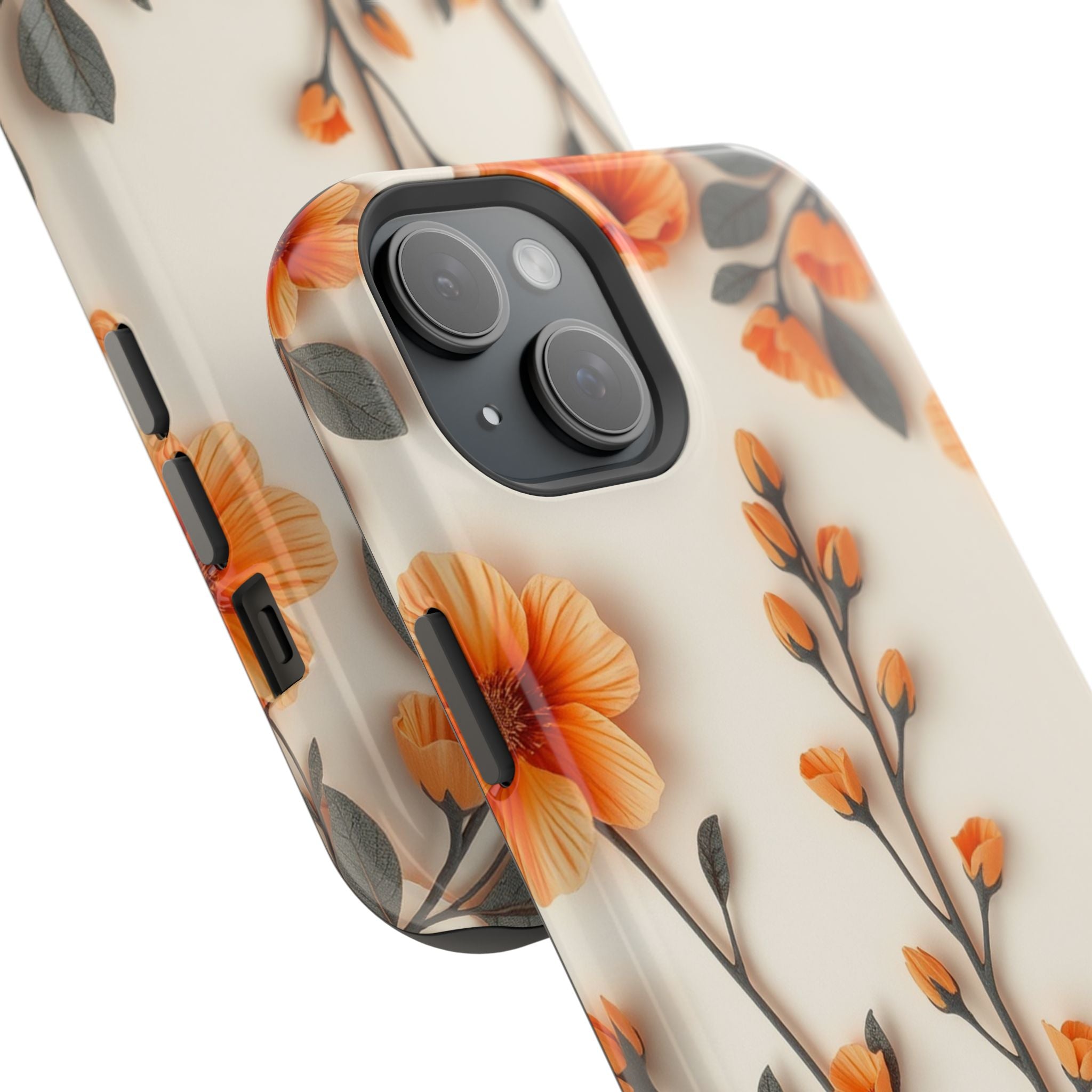 iPhone Vintage Botanical Print Paper Cut Art Slim iPhone Everyday · iPhone Case