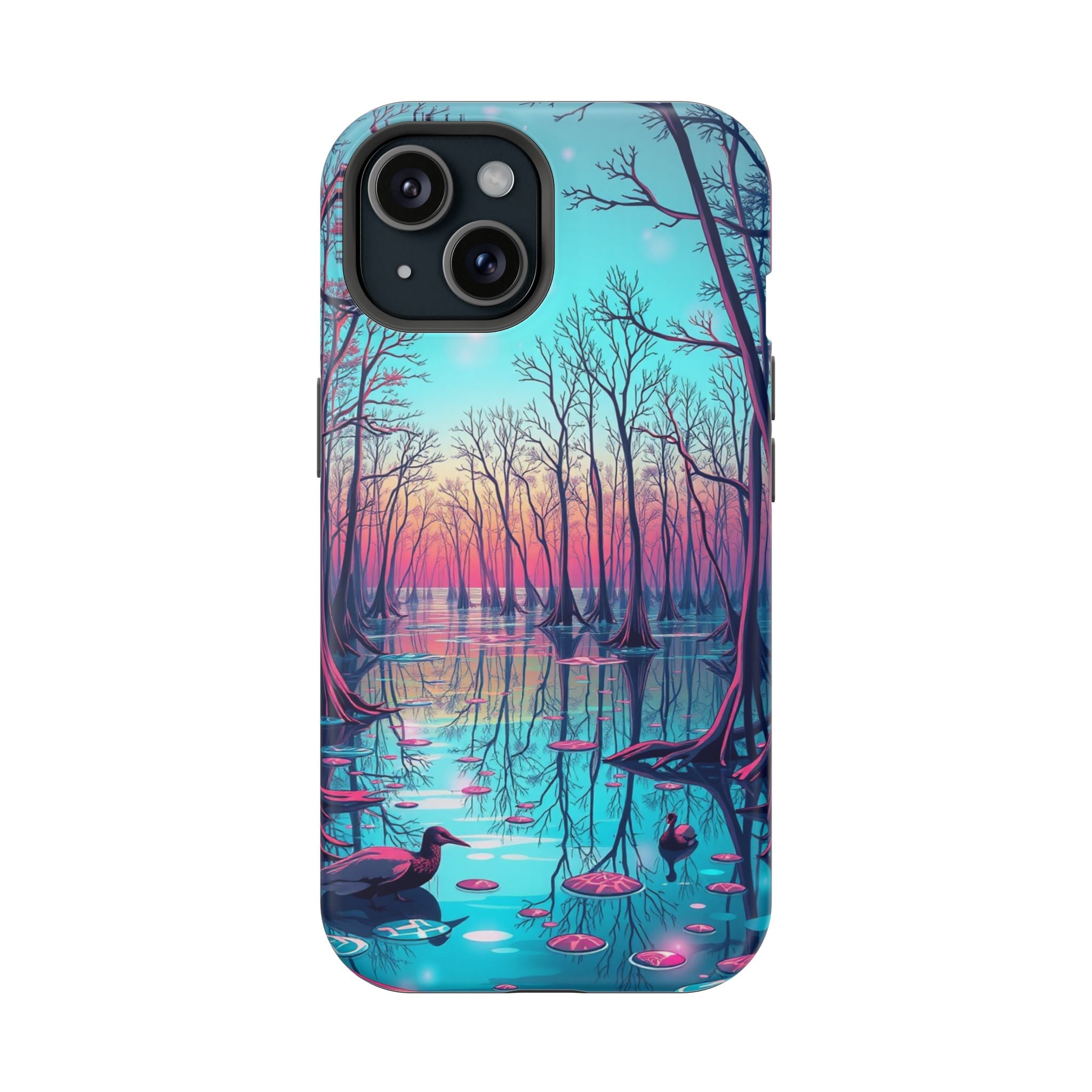 iPhone Cypress Swamp Holographic Iridescent Slim iPhone Everyday · iPhone Case
