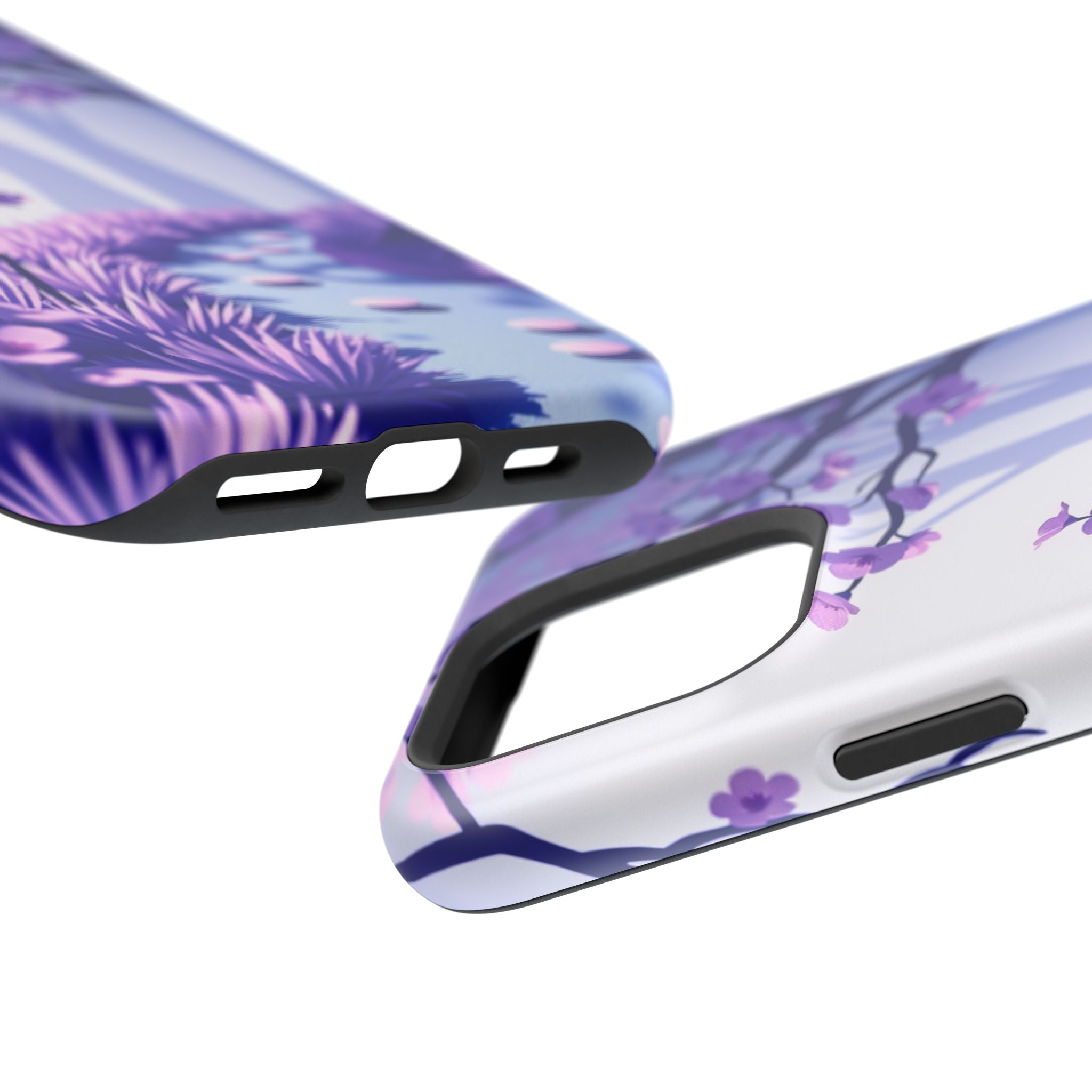 iPhone Blossom Trail Paper Cut Art Bold Modern Everyday Snap Case · iPhone Case