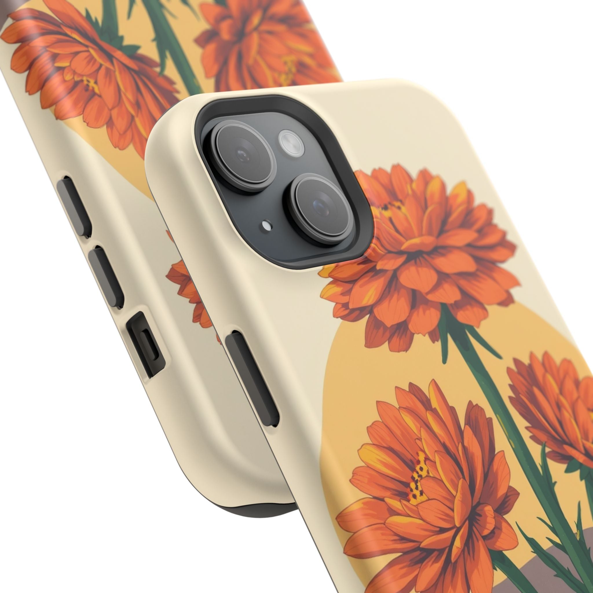 iPhone Ranunculus Stack Bold Art Bold Modern Everyday Snap Case · iPhone Case