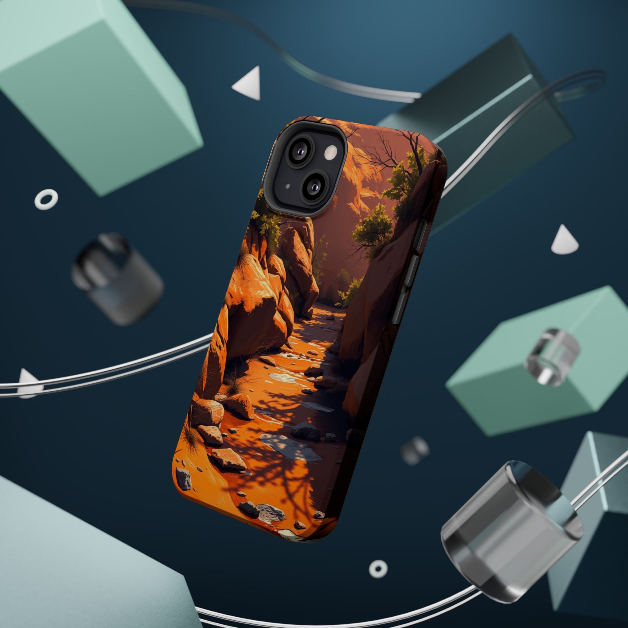 iPhone Spring Creek Bold Art Slim Everyday Designer Case · iPhone Case