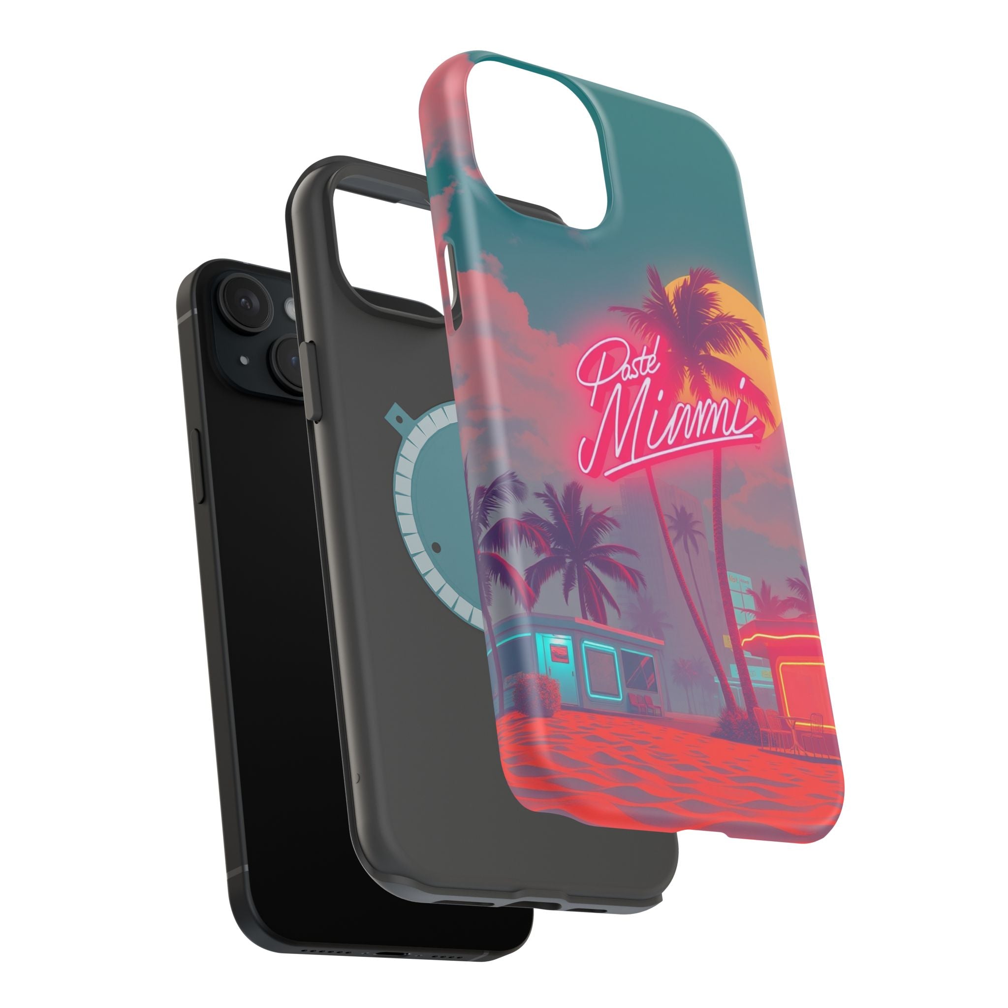 iPhone 1980s Pastel Miami Enchanted Art Slim Everyday Designer Case · iPhone Cas