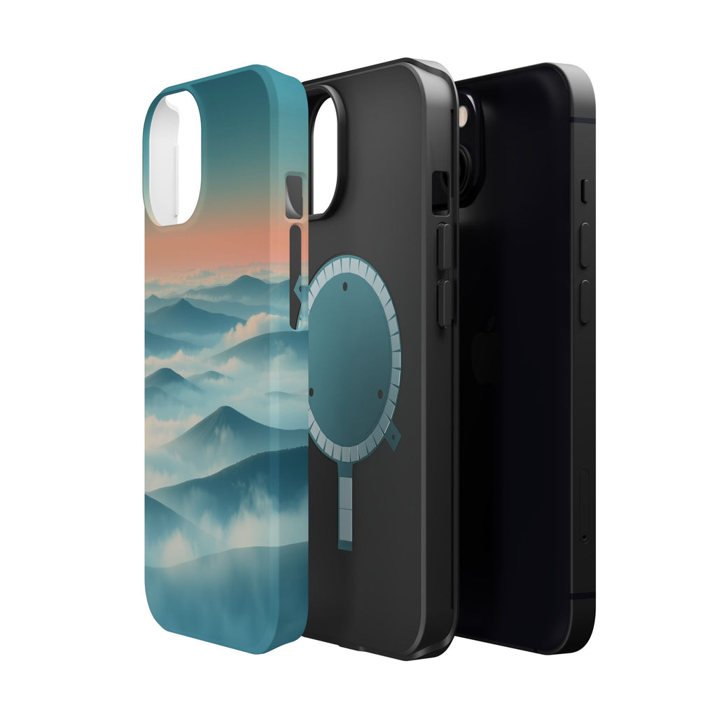 iPhone Fog Rolling Over Hills Electric Art Slim iPhone 17 Everyday · iPhone Case