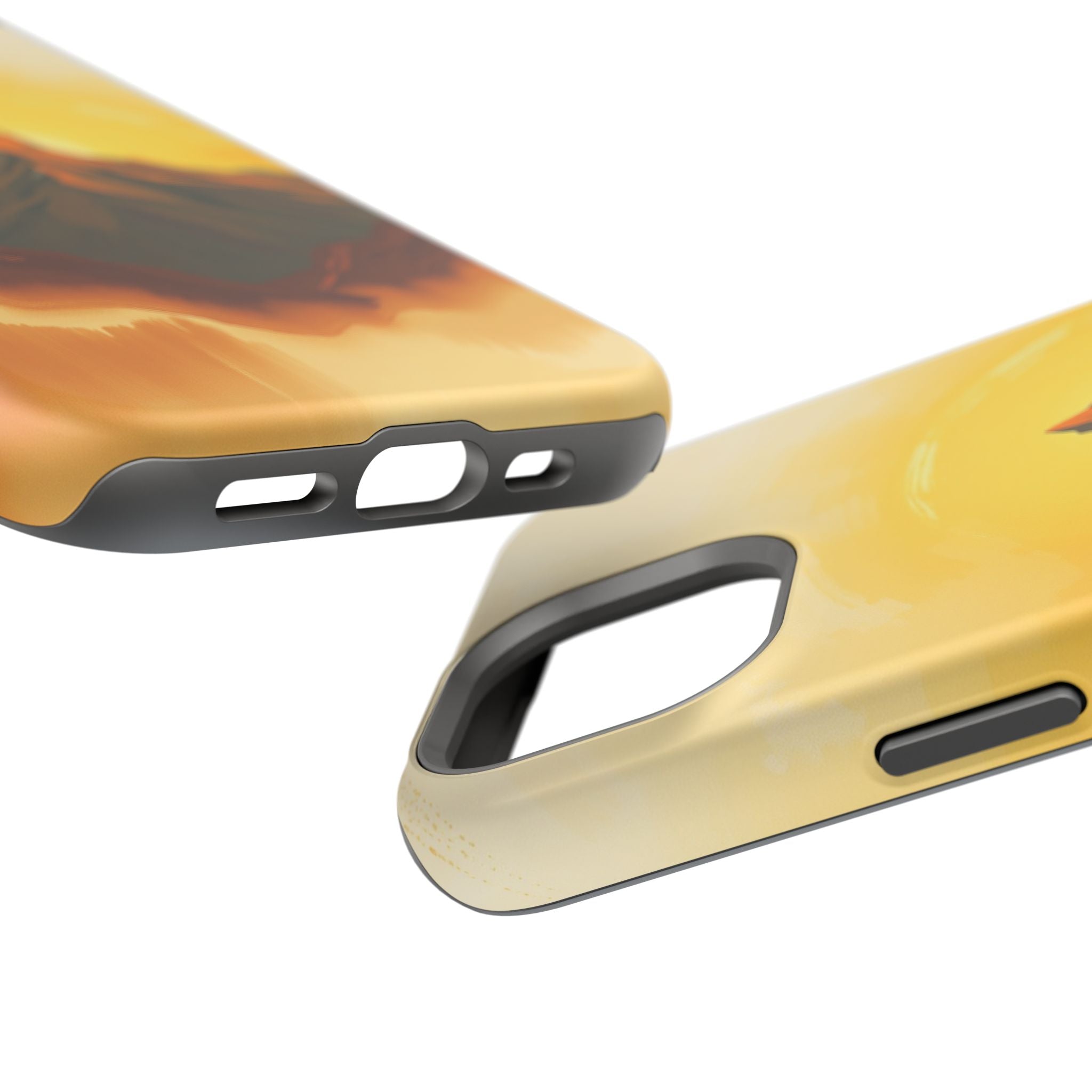 iPhone Mustard And Rust Mountain at Sunrise Slim iPhone Everyday · iPhone Case