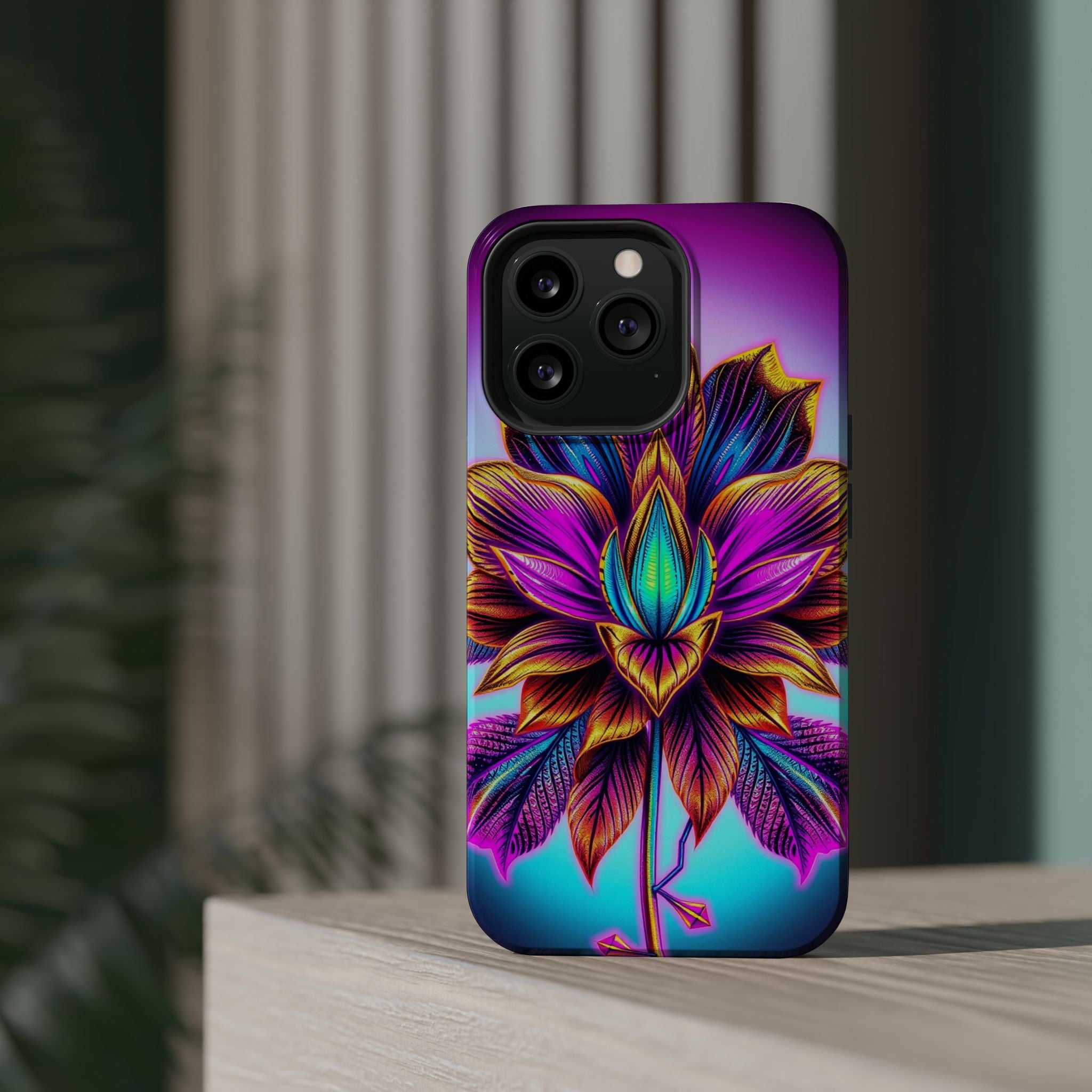 iPhone Floral Gold Foil Mystic Art Bold Modern Everyday Snap Case · iPhone Case