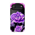 iPhone Floral Ombre Neon Cyberpunk Bold Modern Everyday Snap Case · iPhone Case