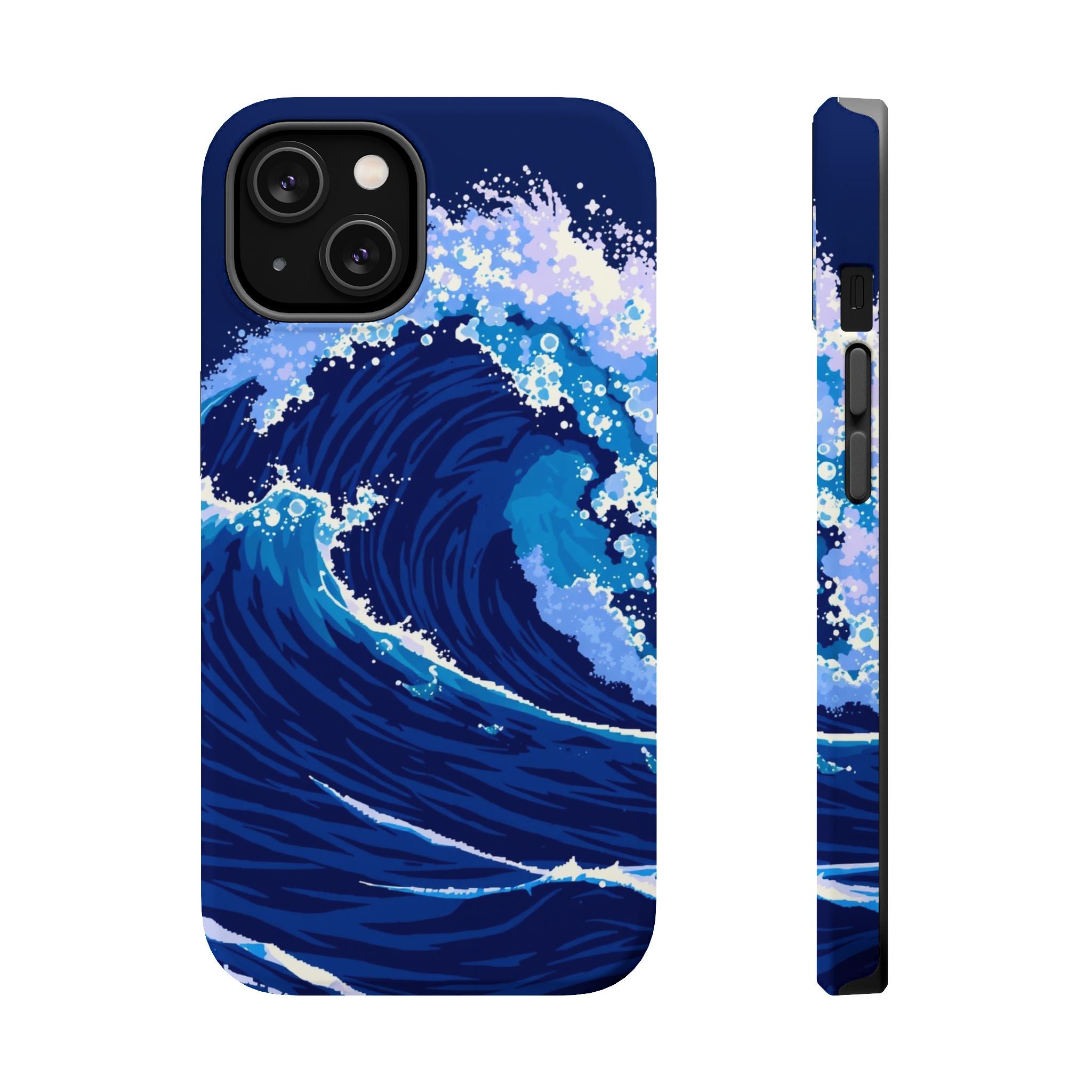 iPhone Indigo And Violet Ocean Wave Crash Slim iPhone Everyday Designer · iPhone