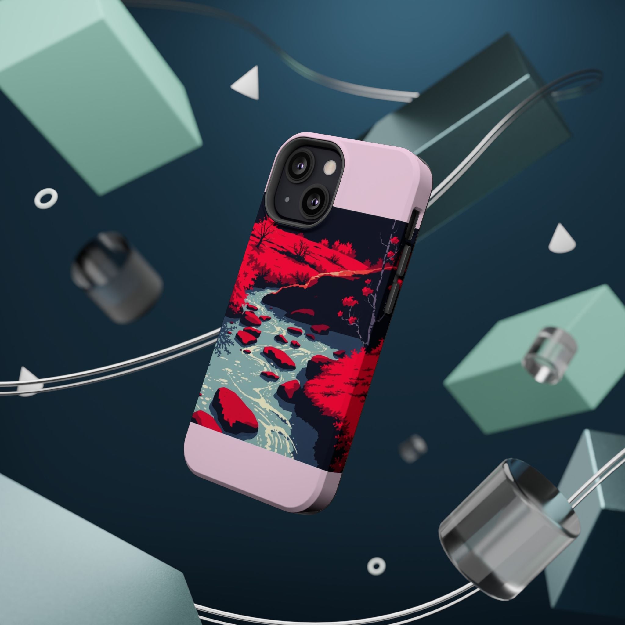 iPhone Spring Creek Cinematic Art 13 Slim Everyday Designer Case · iPhone Case