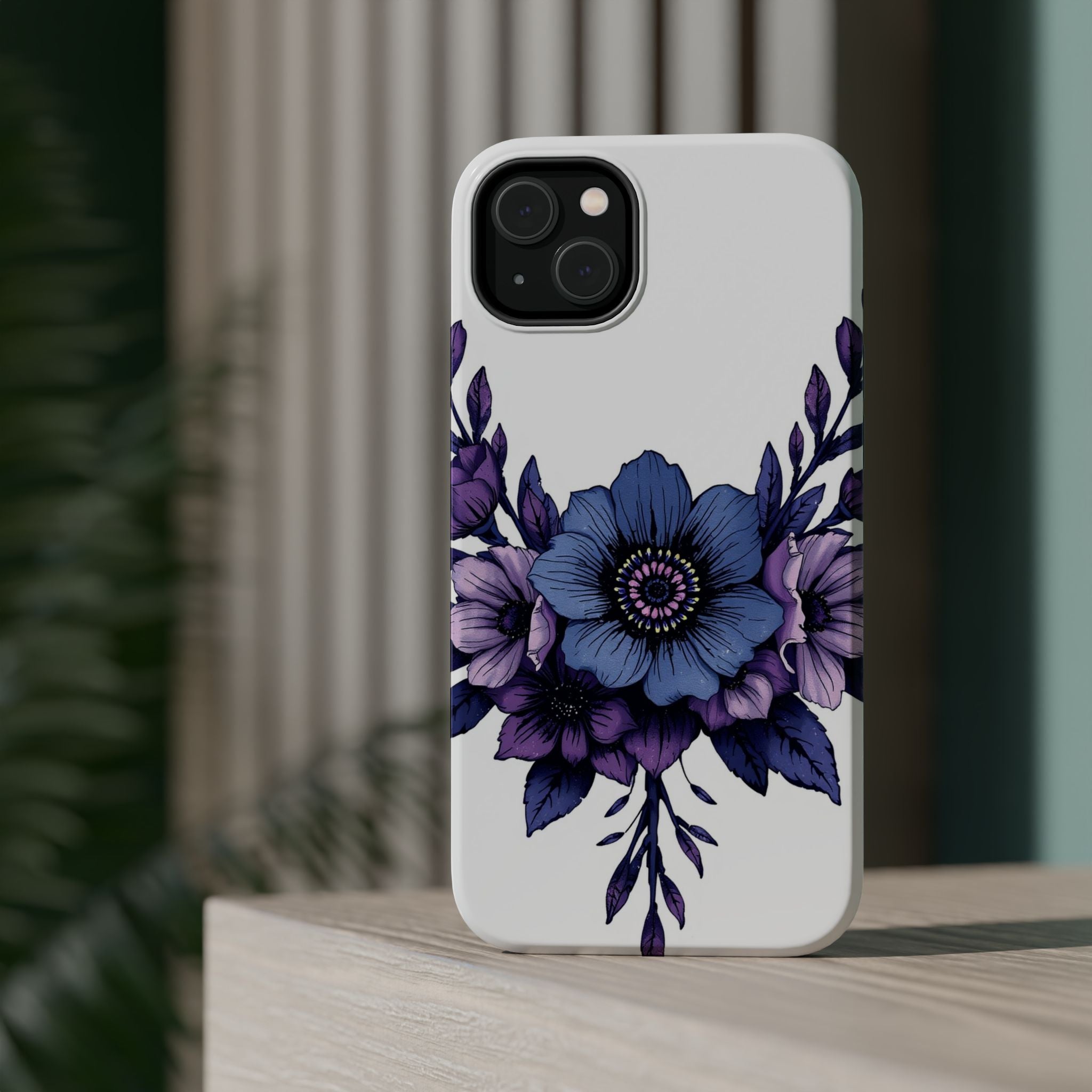 iPhone Floral Crown Grunge Distressed Slim Everyday Designer Case · iPhone Case