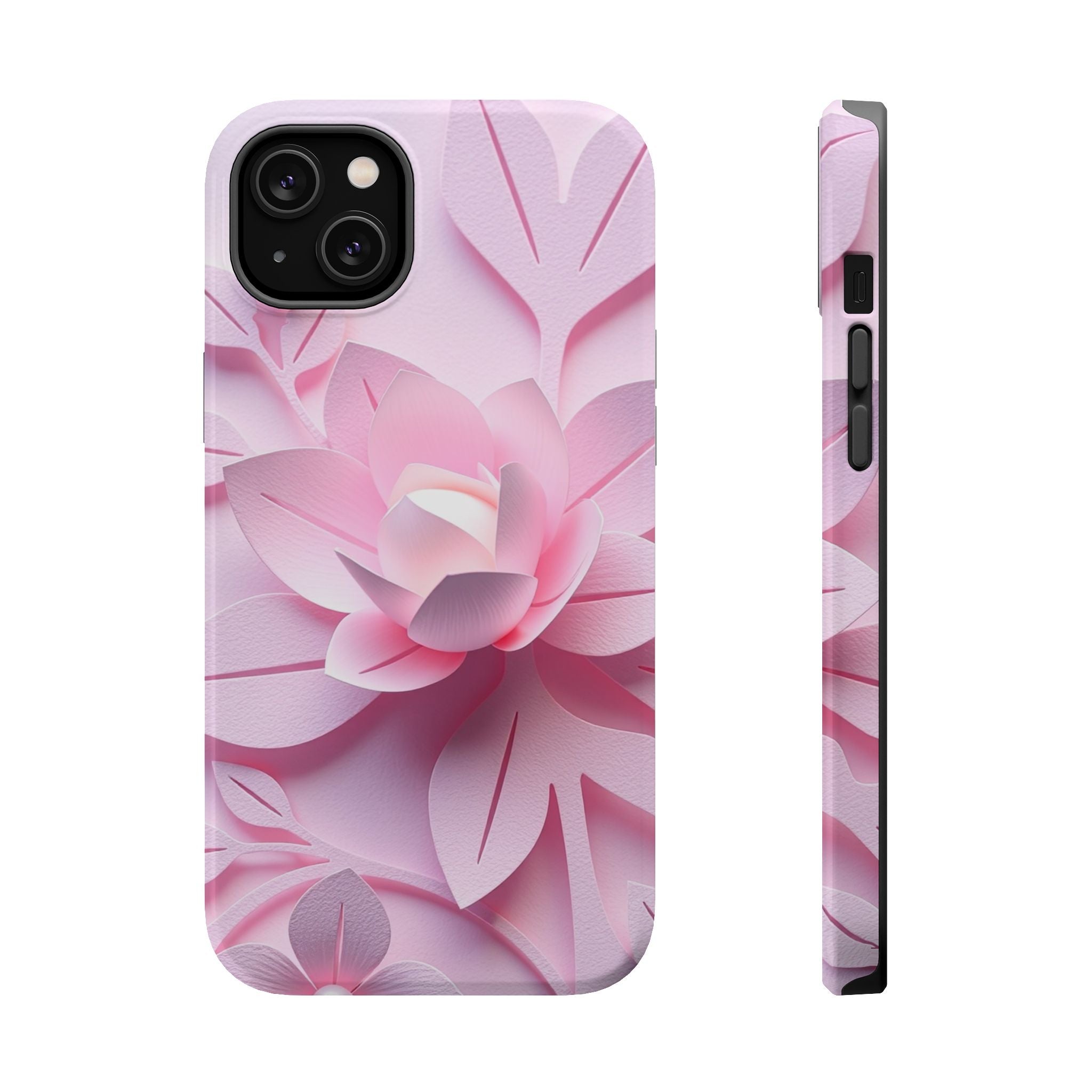 iPhone Floral Geometric Paper Cut Art Slim Everyday Designer Case · iPhone Case