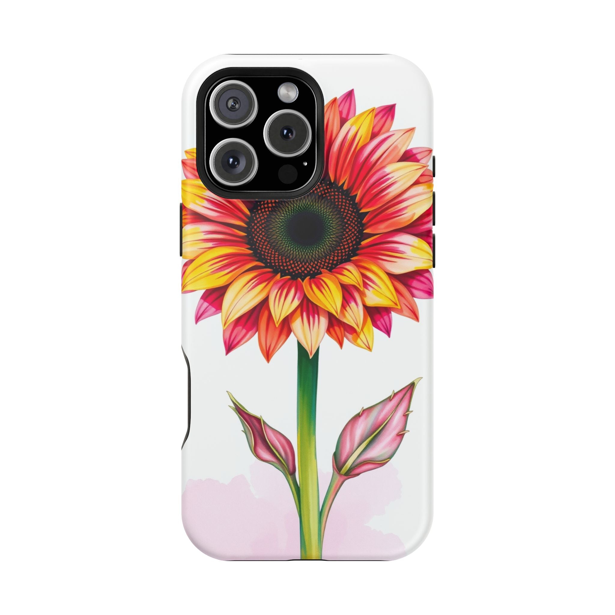 iPhone Sunflower Pop Vibrant Watercolor Slim Snap Case · iPhone Case