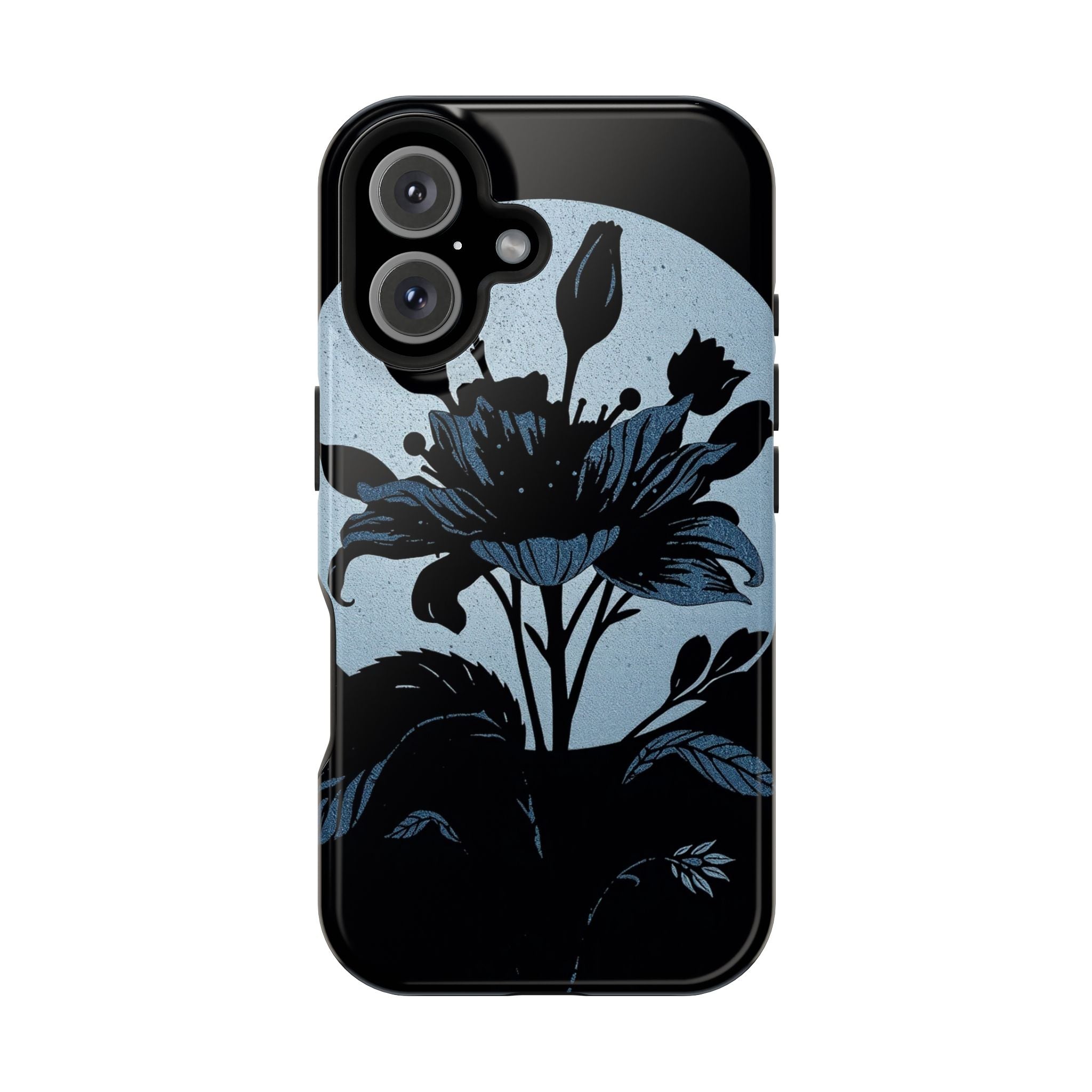 iPhone Radiant Floral Silhouette Design Slim Everyday Designer Case · iPhone Cas