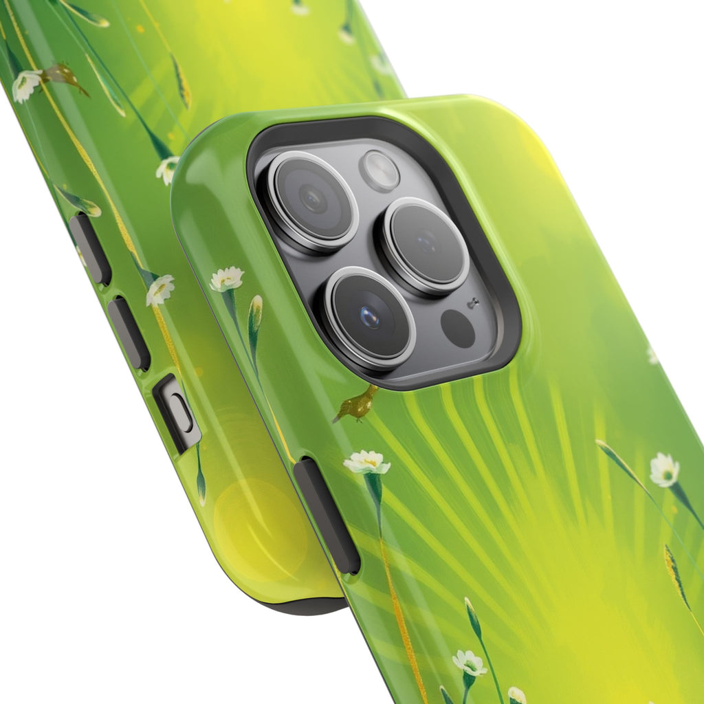iPhone Spring Meadow Cinematic Art Bold Modern Everyday Snap Case · iPhone Case