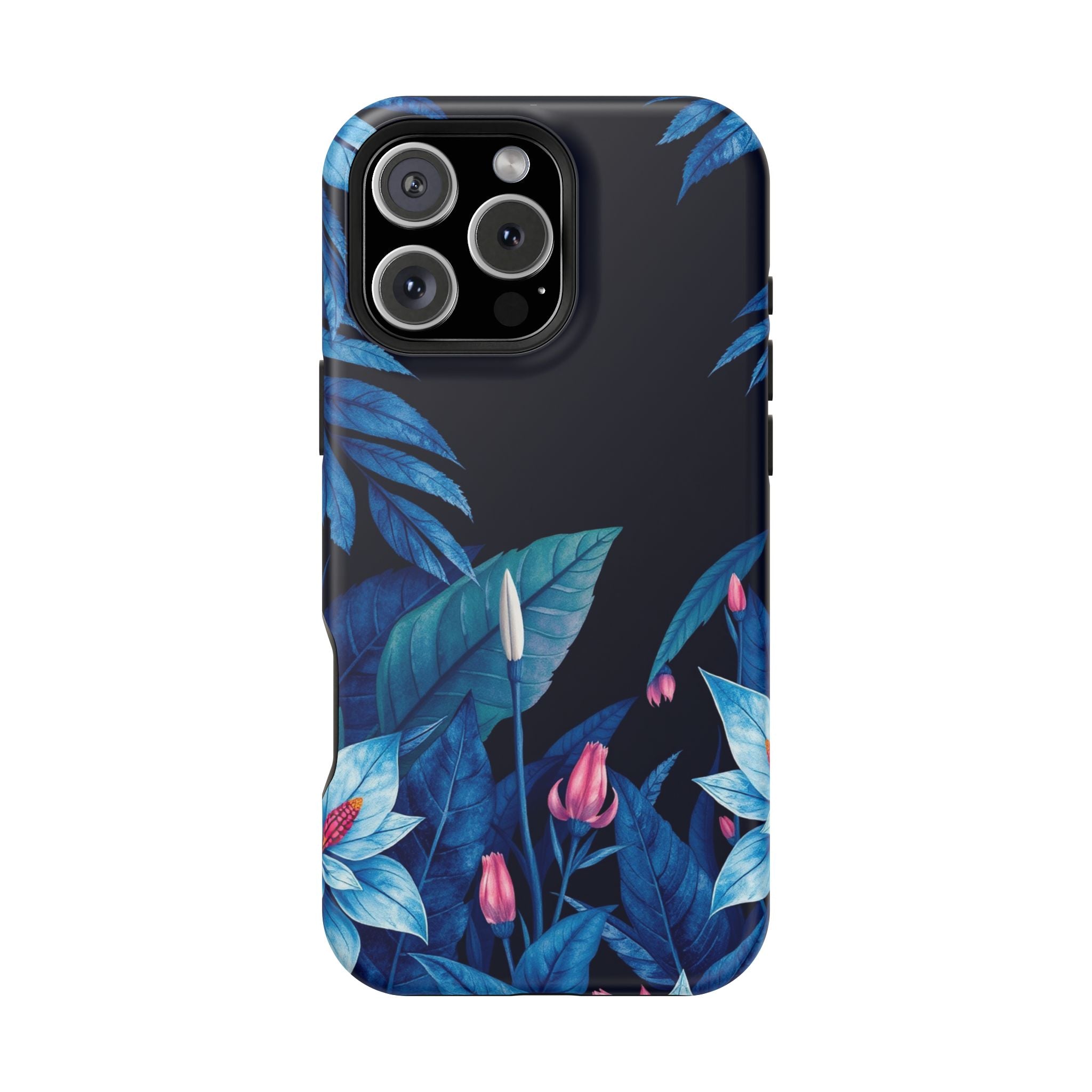 iPhone Serene Jungle Floral Design Clean Minimal Snap Cas Slim Snap Case · iPhon