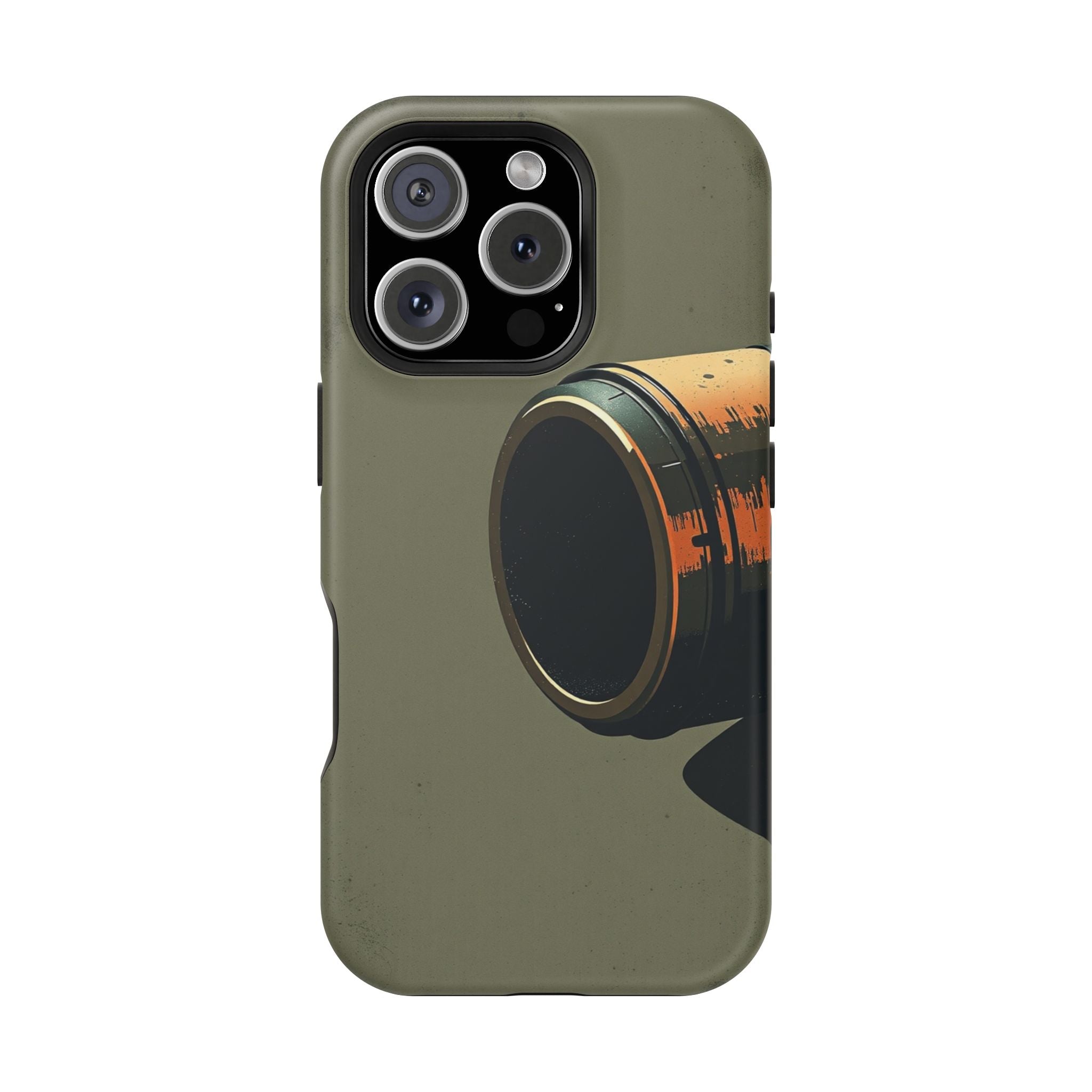 iPhone Charcoal And Copper Vintage Postcard Slim Everyday Designer Case · iPhone