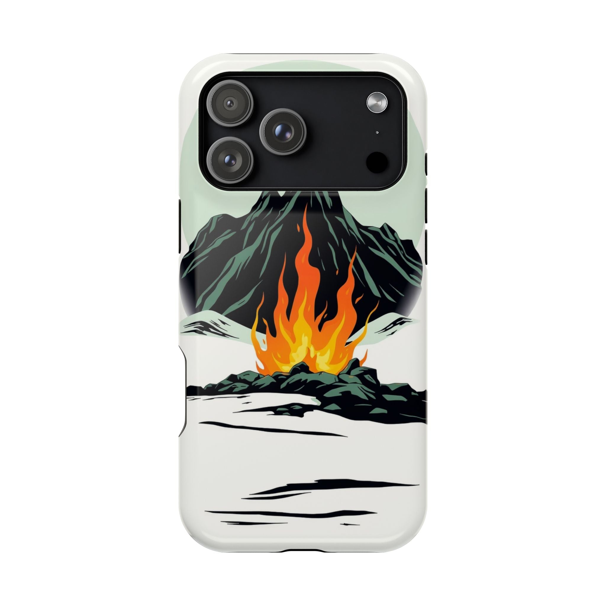 iPhone Sage And Ivory Wildfire Glow Slim Everyday Designer Case · iPhone Case