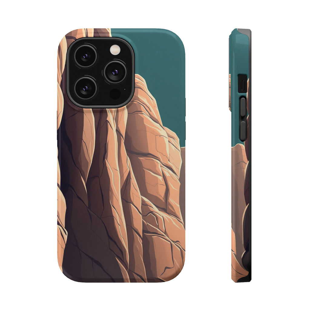 iPhone Canyon Wall Dark Academia Bold Modern Everyday Snap Case · iPhone Case