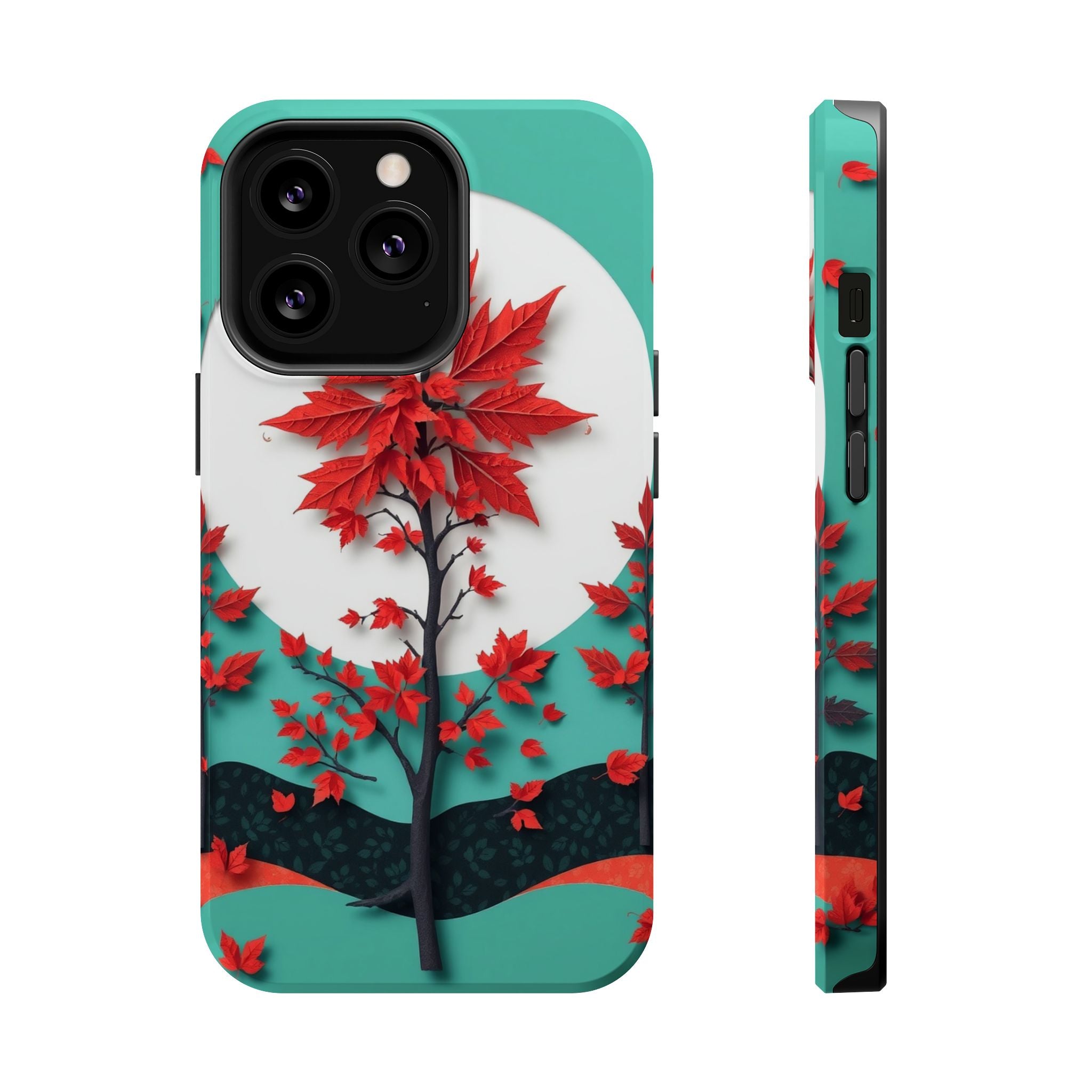 iPhone Autumn Maple Mystic Art Slim Everyday Designer Case · iPhone Case