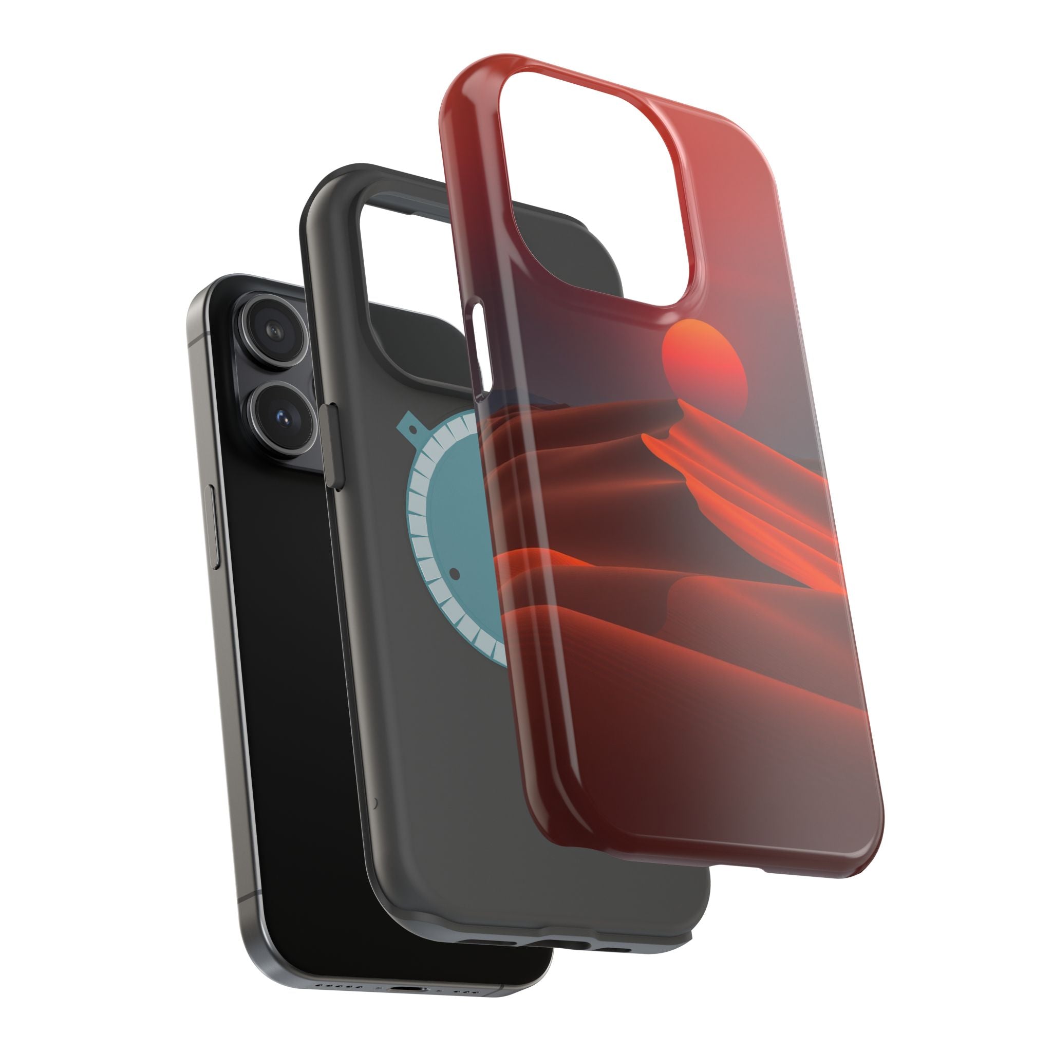iPhone Sand Dunes at Dusk Electric Art Slim Everyday Designer Case · iPhone Case