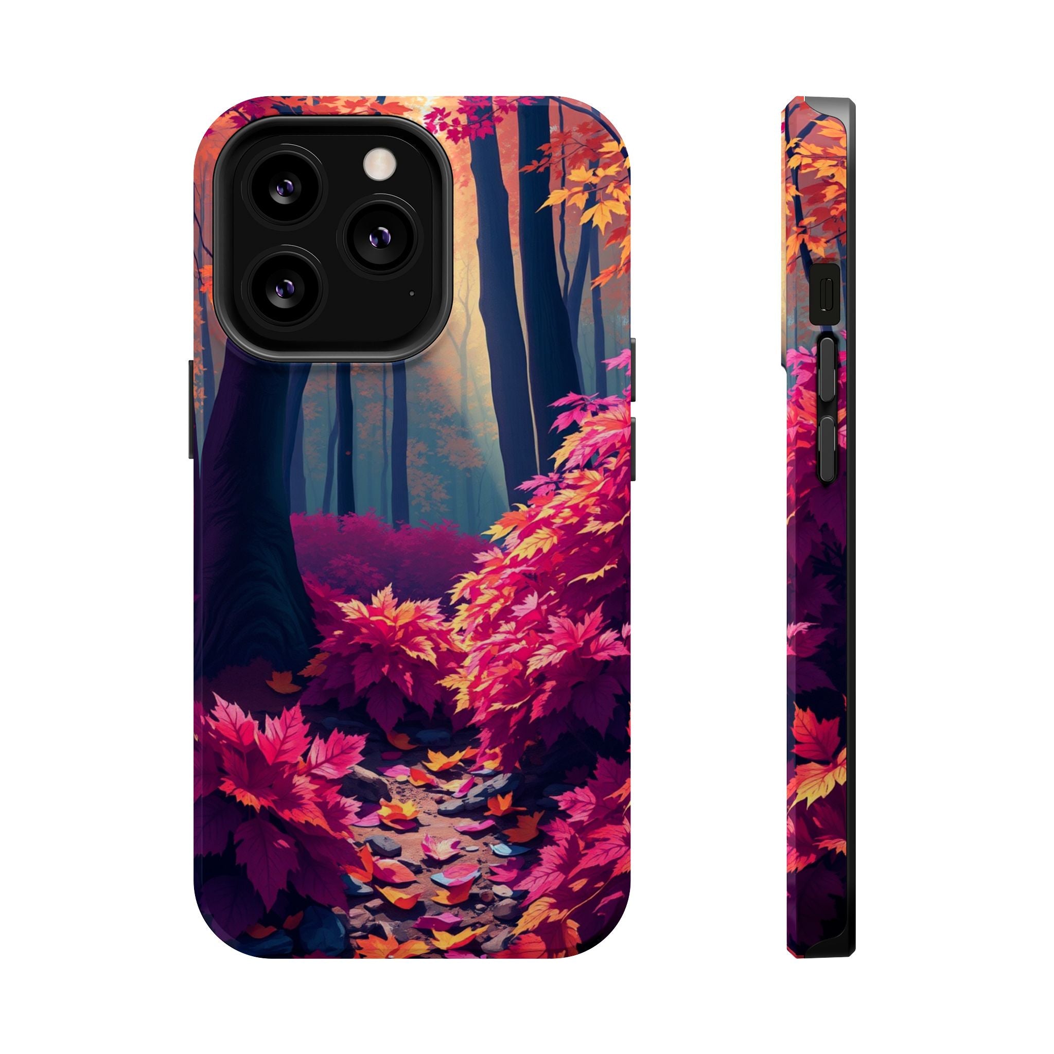 iPhone Earthy Autumn Forest Floor Design Slim Everyday iPhone Designer · iPhone