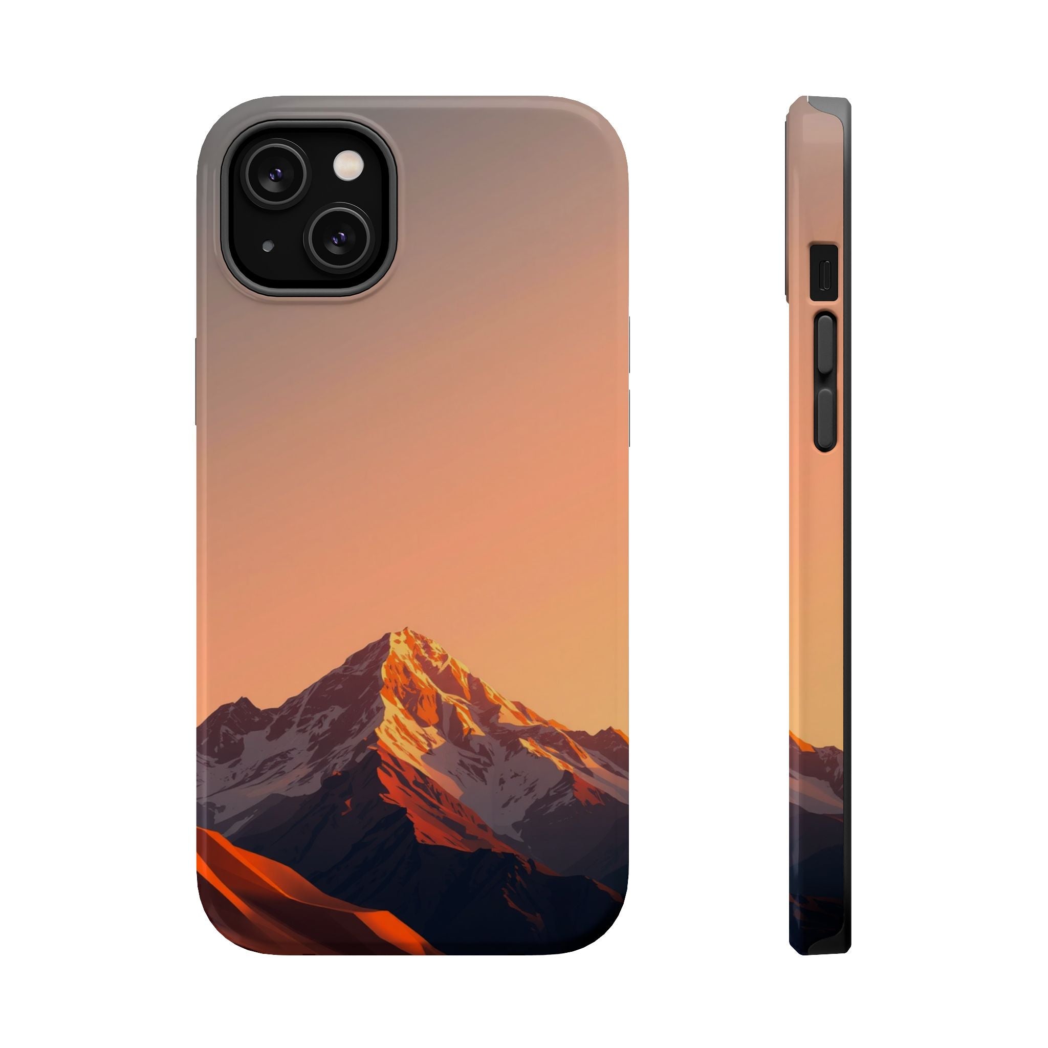 iPhone Mountain at Sunrise Bold Art 10 Slim Everyday Designer Case · iPhone Case