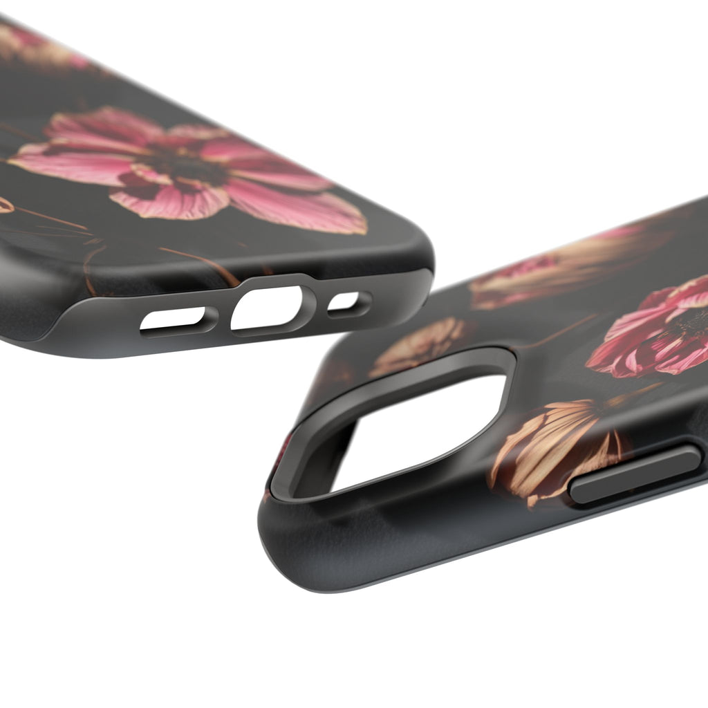 iPhone Dried Flower Flat Lay Electric Art Slim Snap Case · iPhone Case