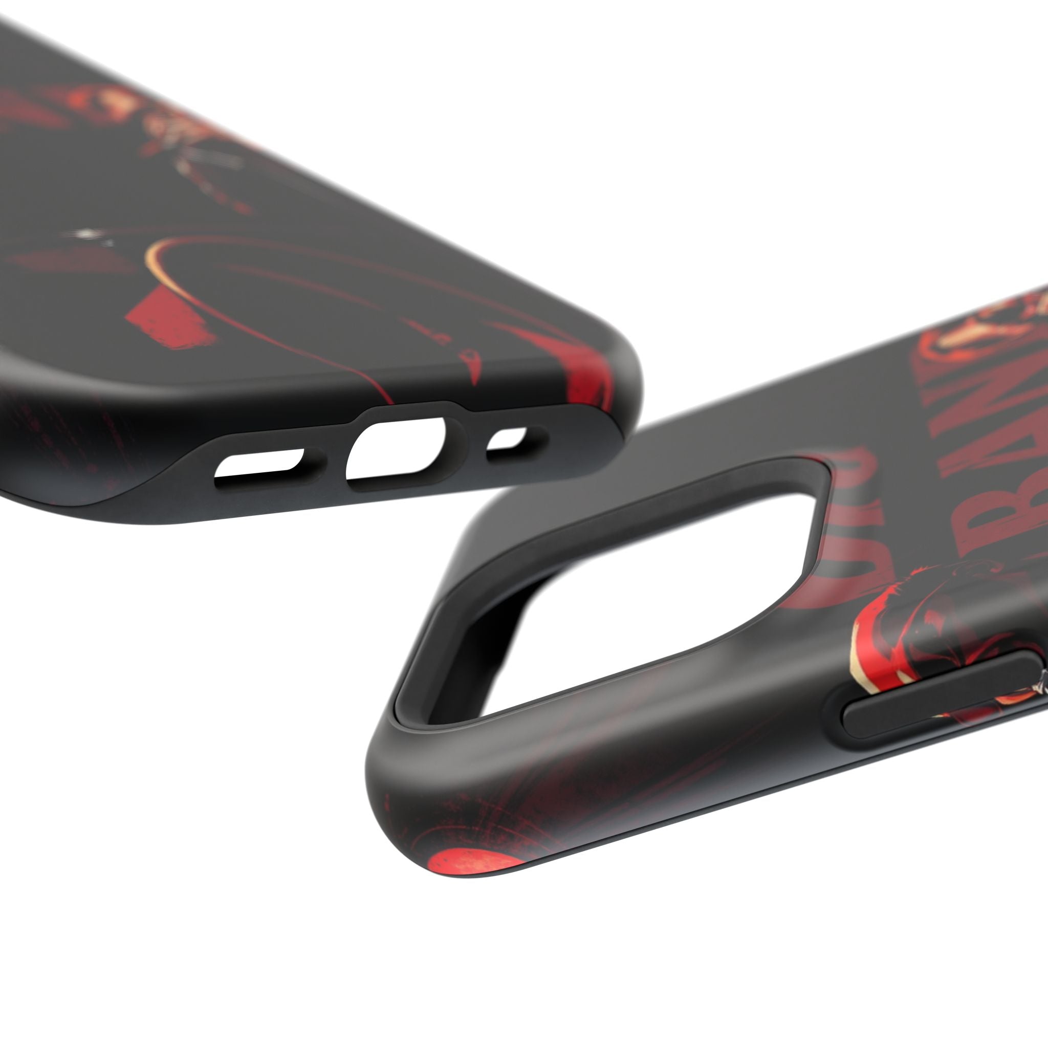 iPhone Black And Crimson Big Band Era Slim Everyday Designer Case · iPhone Case