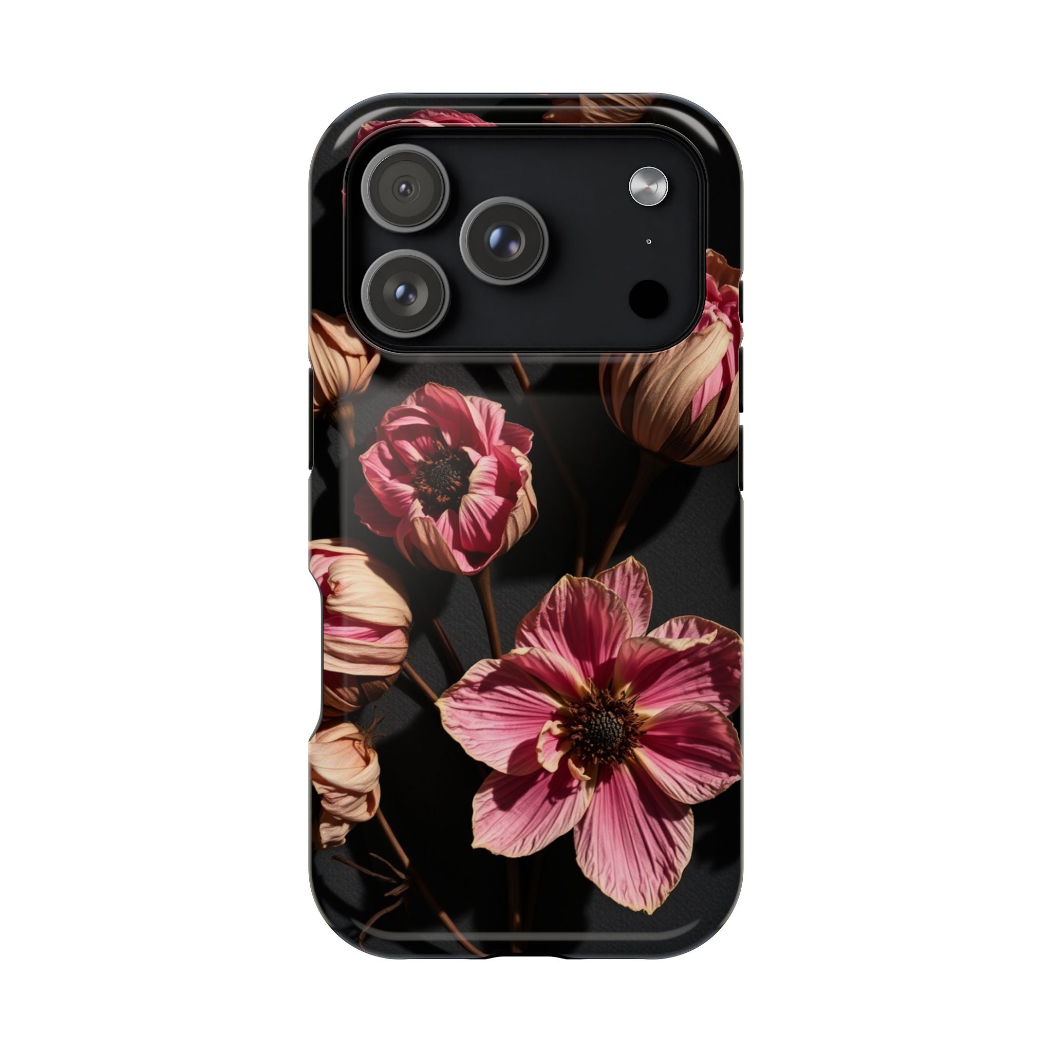 iPhone Dried Flower Flat Lay Electric Art Slim Snap Case · iPhone Case