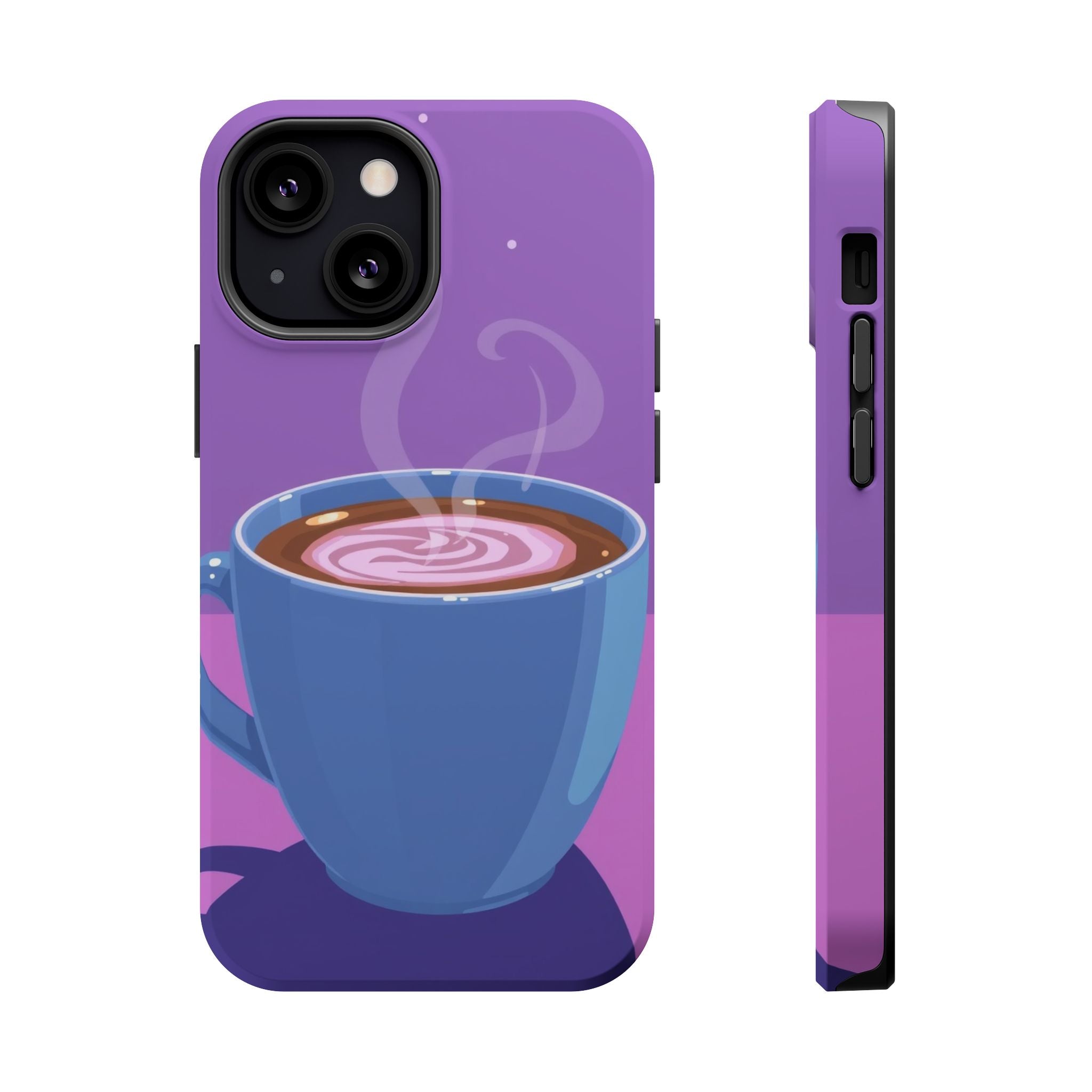 iPhone Emotional Support Coffee Pixel Art -Bit Soft Finish Everyday Case · iPhon