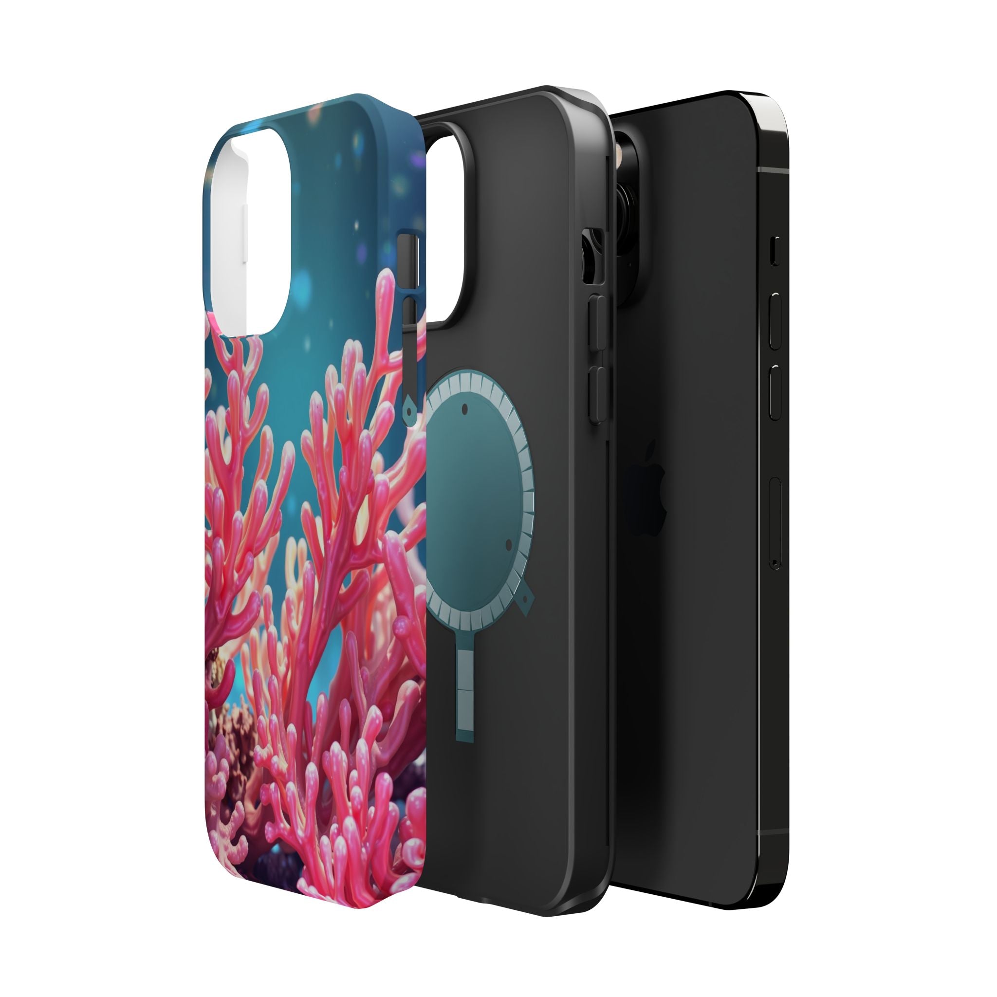 iPhone Coral Reef Life Holographic Iridescent Slim iPhone Everyday · iPhone Case