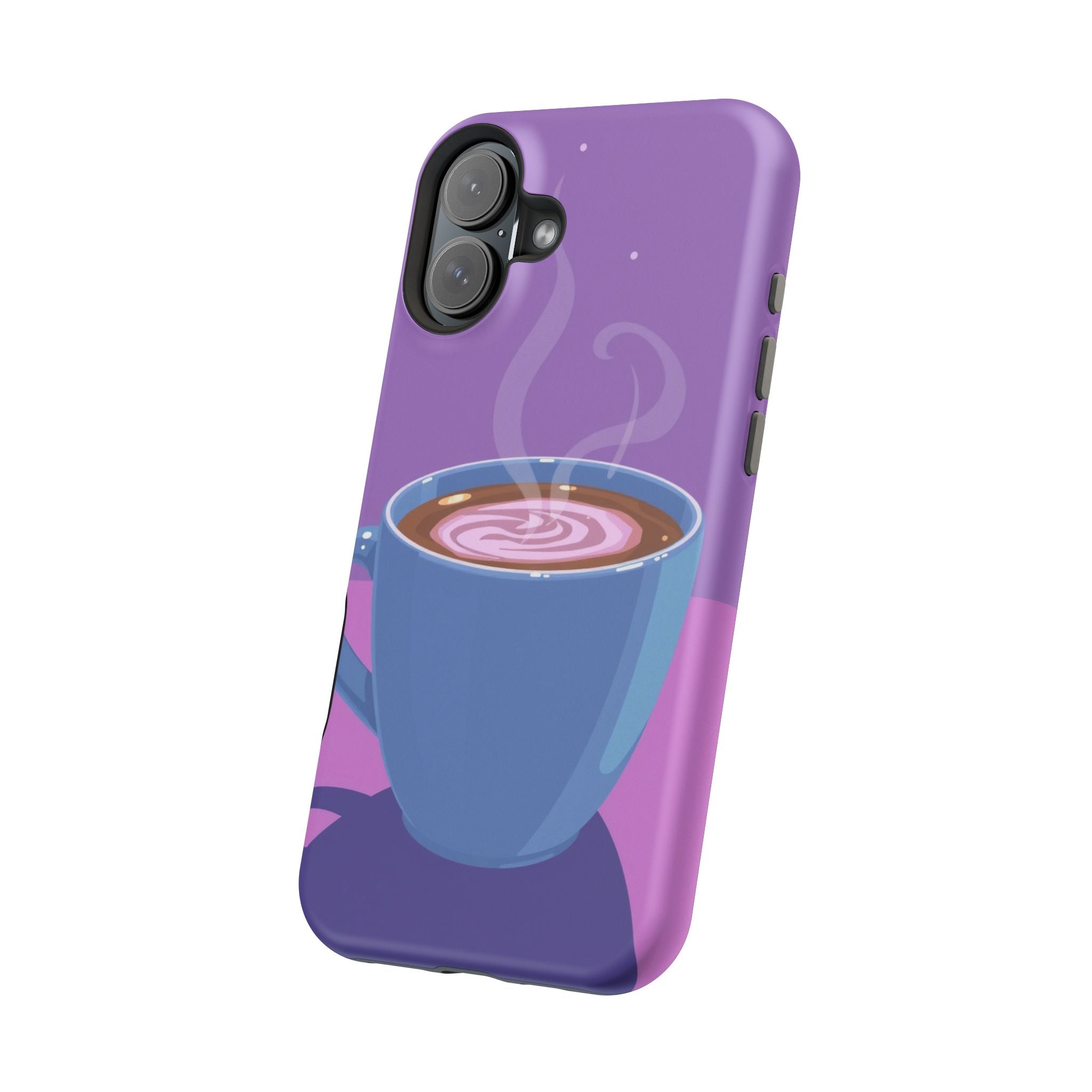 iPhone Emotional Support Coffee Pixel Art -Bit Soft Finish Everyday Case · iPhon