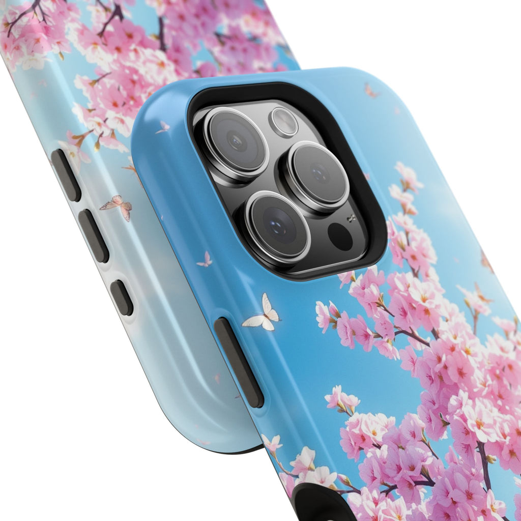 iPhone Cherry Blossom Floral Slim Everyday Designer Case · iPhone Case